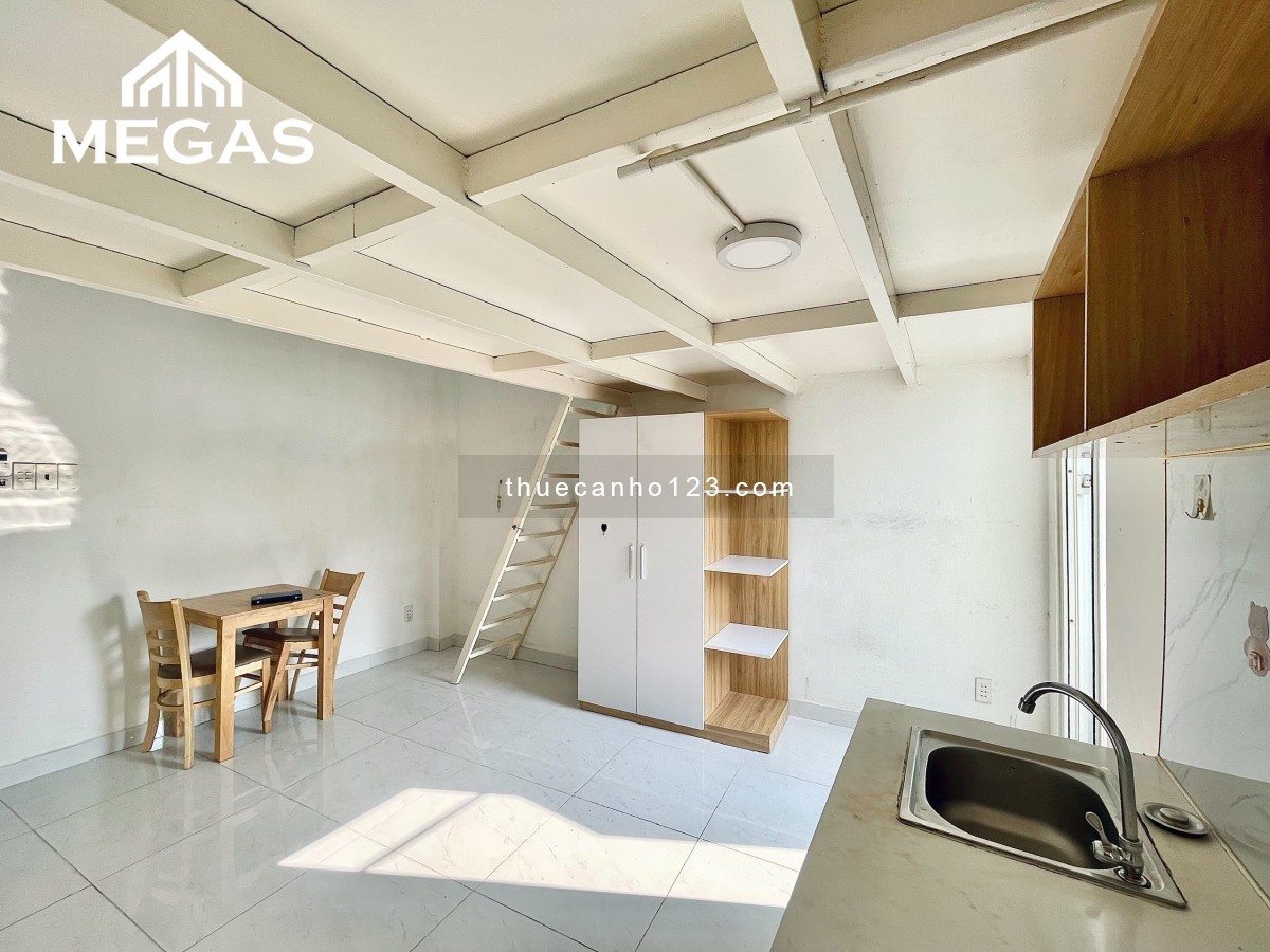 Cho thuê căn hộ dạng Duplex + Nội thất được trang bị đầy đủ + Giá Rẻ Ngay Lê Văn Sỹ quận 3