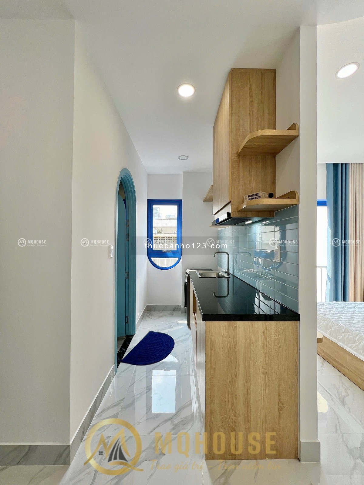 Cho thuê căn hộ dịch vụ studio/1PN khu Sân Bay, Etown Cộng Hoà Quận Tân Bình