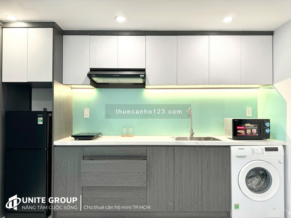 Khai trương căn hộ 1PN ngắn hạn/dài hạn cao cấp, full nội thất ngay vòng xoay Lăng Cha Cả, Tân Bình