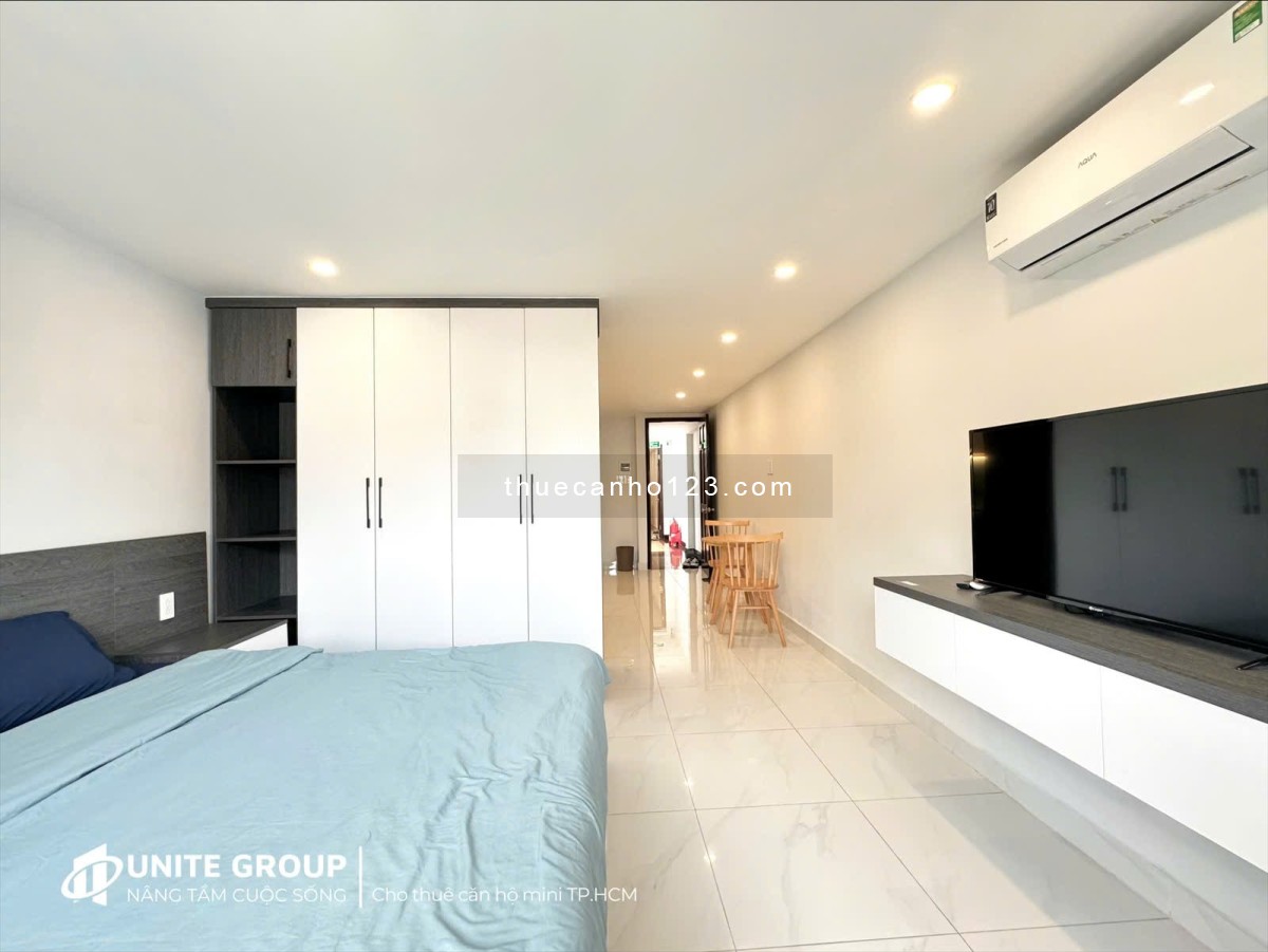 Khai trương căn hộ 1PN ngắn hạn/dài hạn cao cấp, full nội thất ngay vòng xoay Lăng Cha Cả, Tân Bình