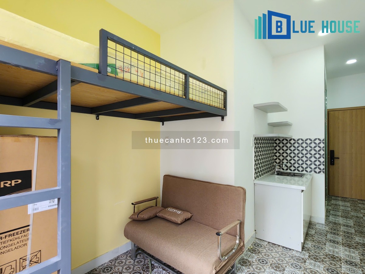 Căn hộ ban công/cửa sổ trời ngay bờ kè Hoàng Sa quận 3, full nội thất cao cấp