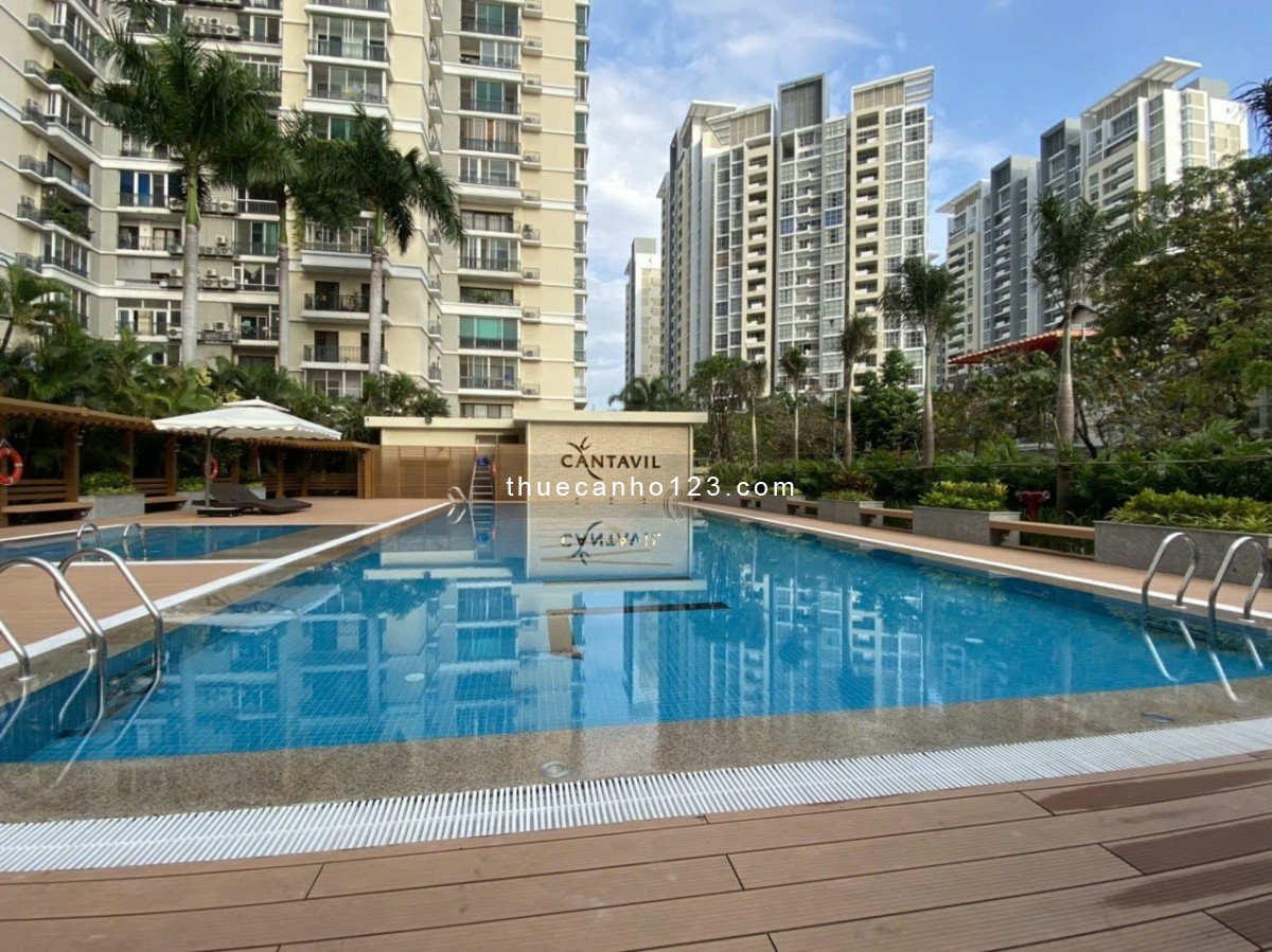 Cho thuê căn hộ Cantavil An Phú Quận 2, 2 phòng ngủ, căn góc view thoáng mát. Giá 15 tr/ tháng.