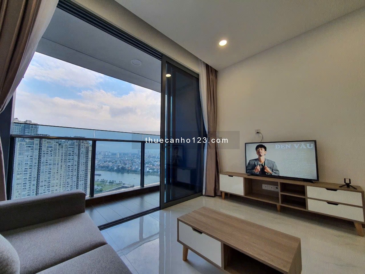 Cho thuê căn hộ Sunwah Pearl, lầu cao view đẹp, 2 phòng ngủ, nội thất cao cấp giá 36 triệu/tháng