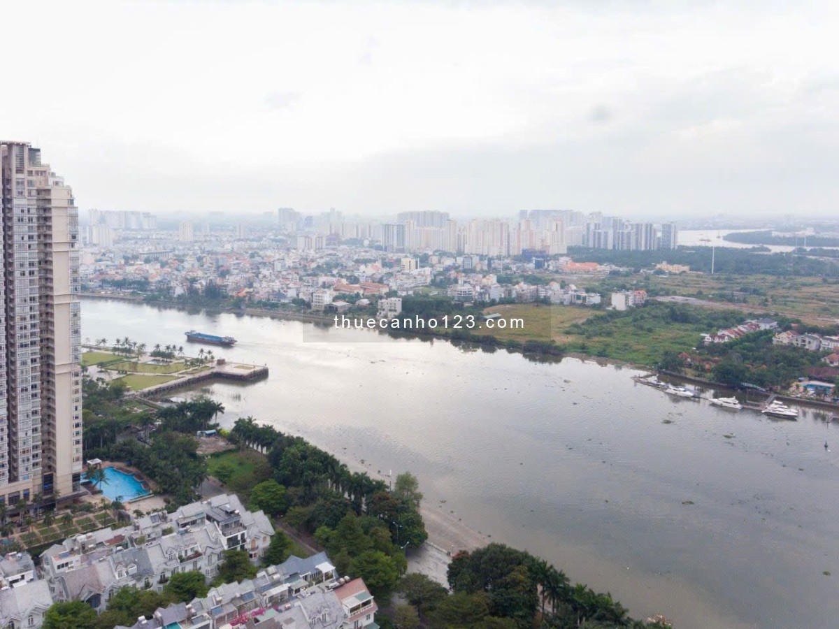Cho thuê căn hộ Sunwah Pearl, lầu cao view đẹp, 2 phòng ngủ, nội thất cao cấp giá 36 triệu/tháng