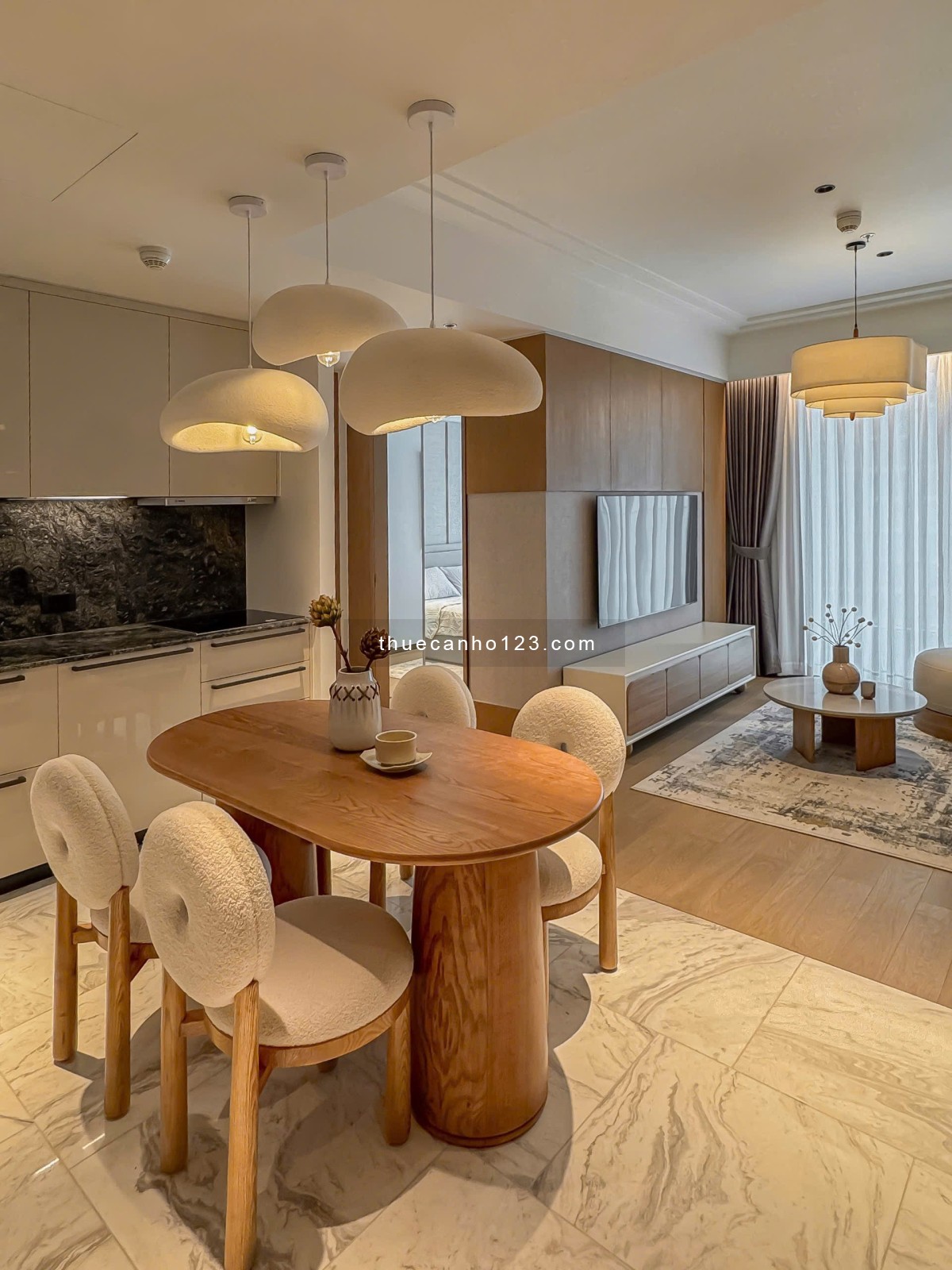 Cho thuê gấp căn hộ 1PN 1WC, 63m2 tại Grand Marina Saigon, giá chỉ 45tr vnd