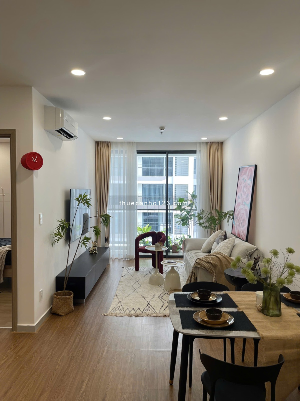 Cho thuê gấp CC 1PN, 7.5 triệu, 64m2, Full nội thất đẹp như hình, chỉ xách vali vào ở