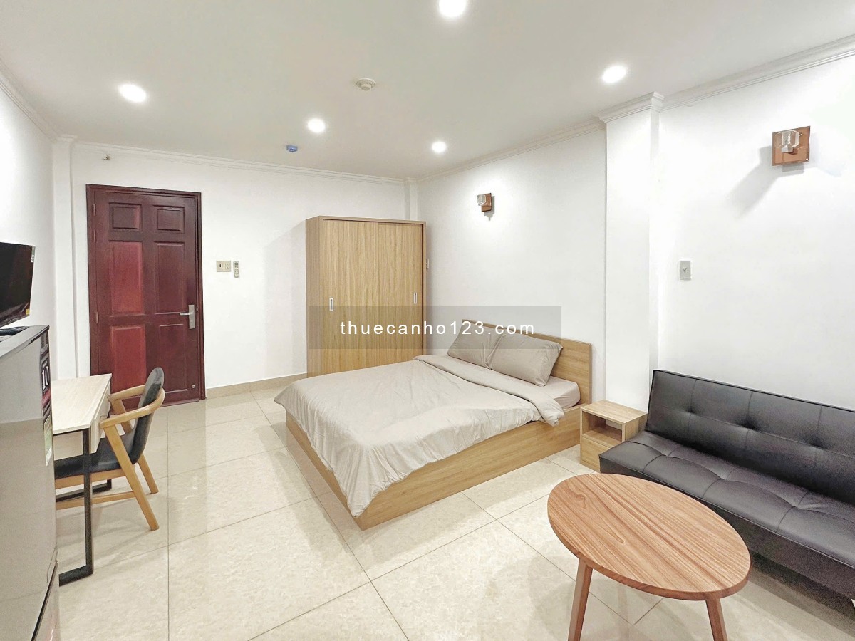 Cho thuê căn hộ full NT cửa sổ trời, máy giặt riêng gần ga, chợ Bến Thành, Nguyễn Huệ, Mê Linh