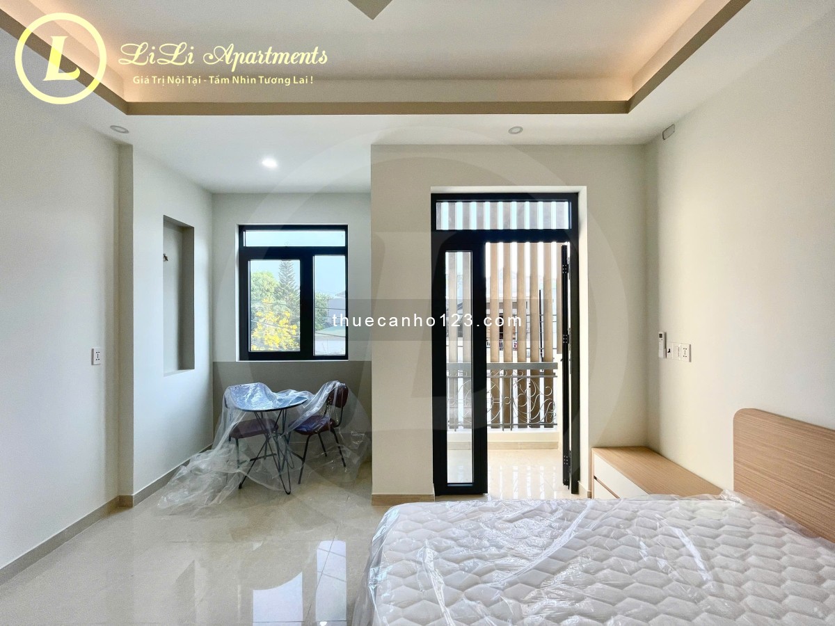 Căn hộ 1 phòng ngủ tách bếp, Quận 2 – Full nội thất, máy giặt riêng, mới fullbox