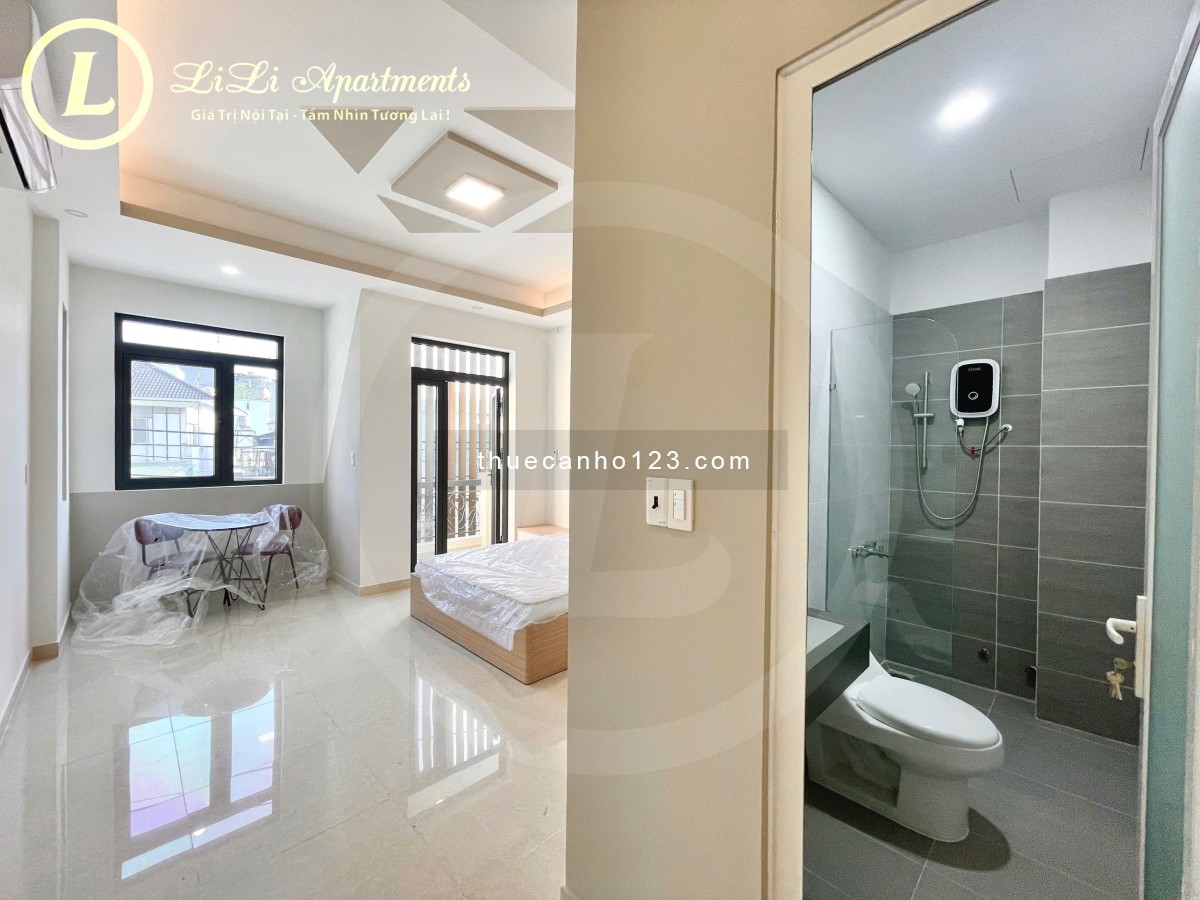 Căn hộ 1 phòng ngủ tách bếp, Quận 2 – Full nội thất, máy giặt riêng, mới fullbox