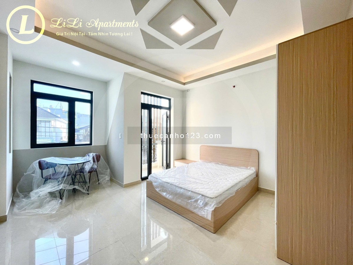Căn hộ 1 phòng ngủ tách bếp, Quận 2 – Full nội thất, máy giặt riêng, mới fullbox