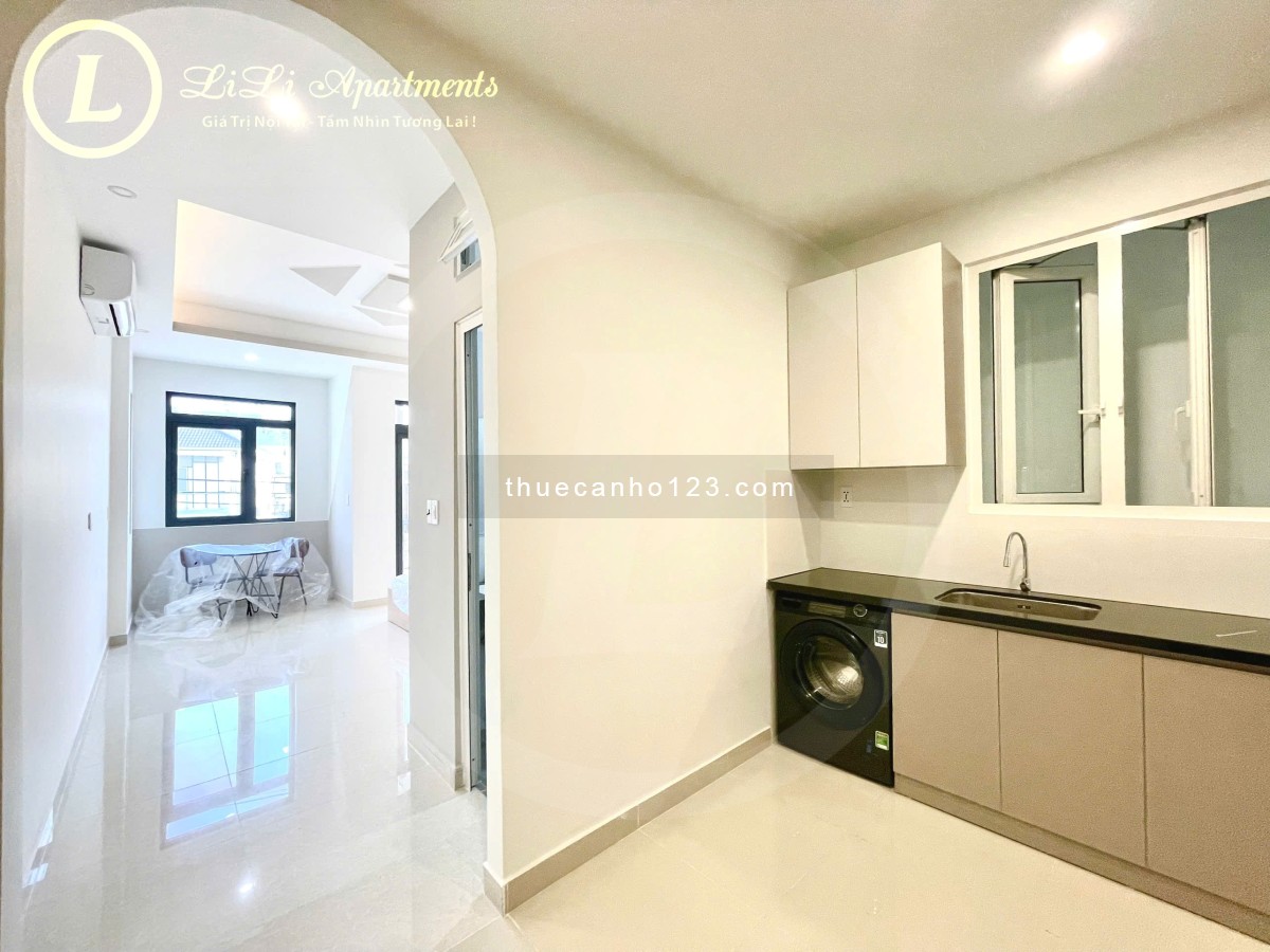 Căn hộ 1 phòng ngủ tách bếp, Quận 2 – Full nội thất, máy giặt riêng, mới fullbox