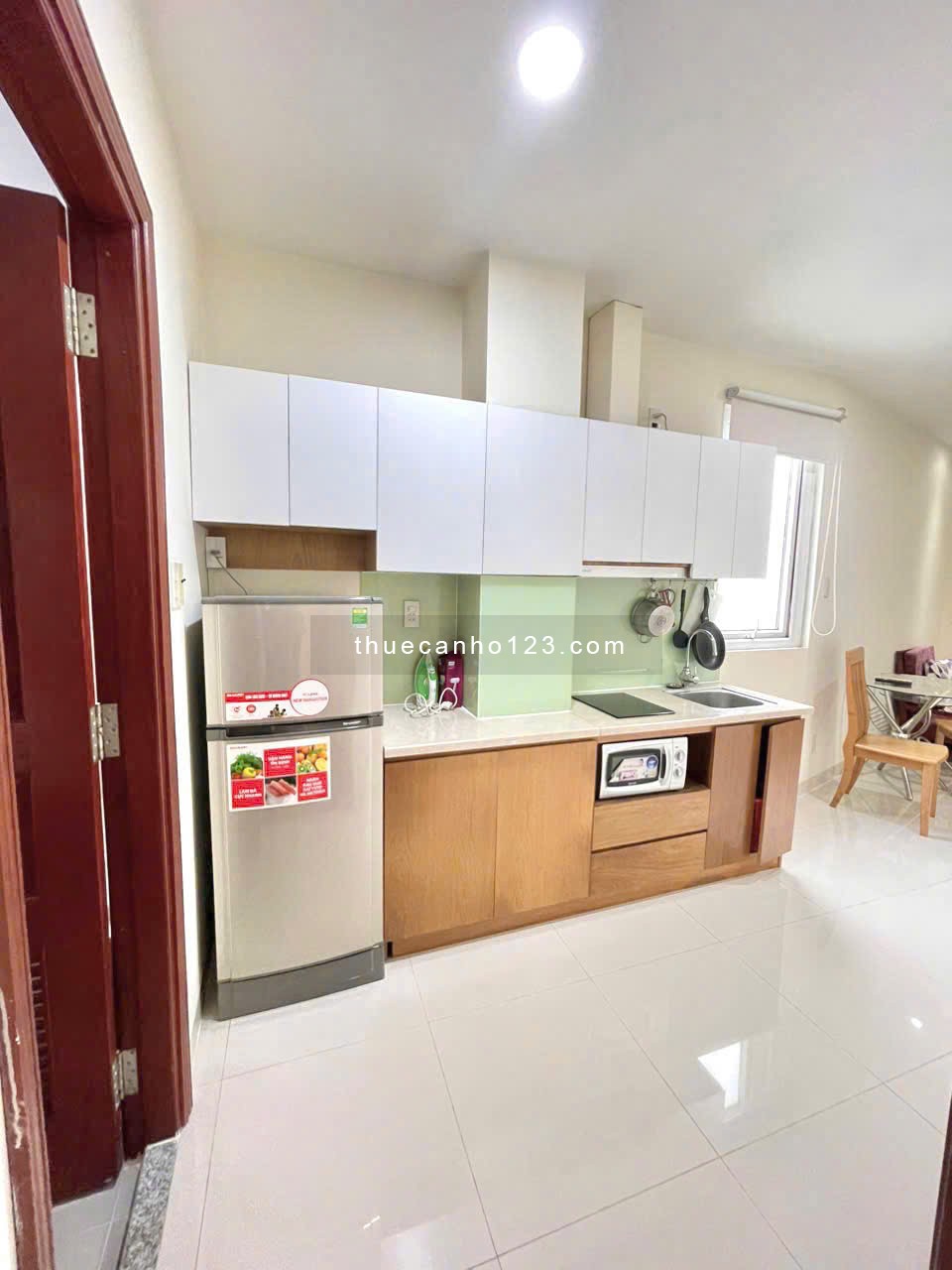 Căn hộ Bình Thạnh cao cấp – 1PN 45m² – Balcony rộng – Cửa sổ trời – Gần nhà thờ Mông Triệu