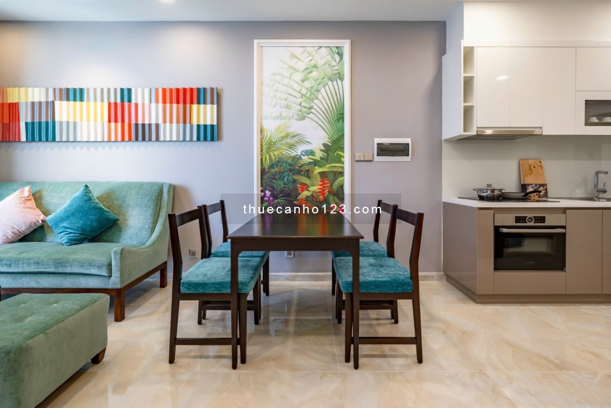 Cần cho thuê gấp căn hộ 1PN Vinhomes Golden River BaSon Q1 nội thất cao cấp giá chỉ 22 triệu/tháng