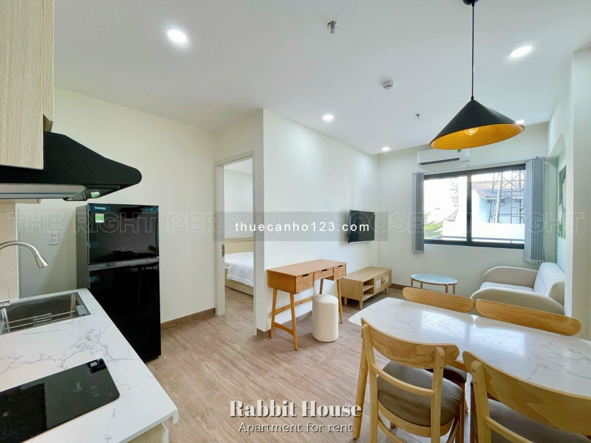 Căn Hộ 1PN Mới, Thoáng mát, Full nội thất, 40m2 - Gần Chợ Tân Bình, SVĐ Phú Thọ - Khu Bắc Hải