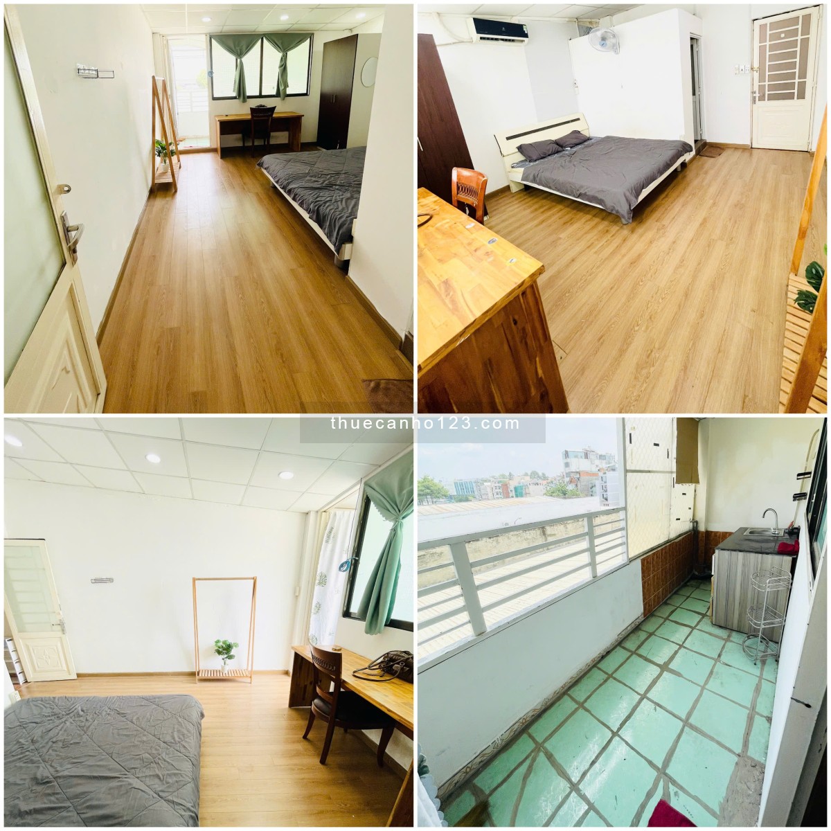 CHDV đường Giải Phóng Tân Bình có ban công tách bếp chỉ 5 triệu