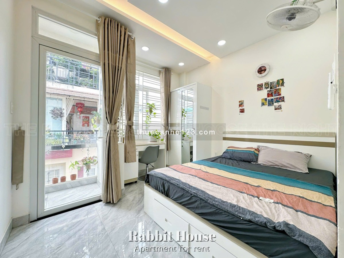 Studio tách bếp + Balcony + Thang máy - 35m2 - Ngay chợ Tân Định, Công Viên Lê Văn Tám,Horizon Tower