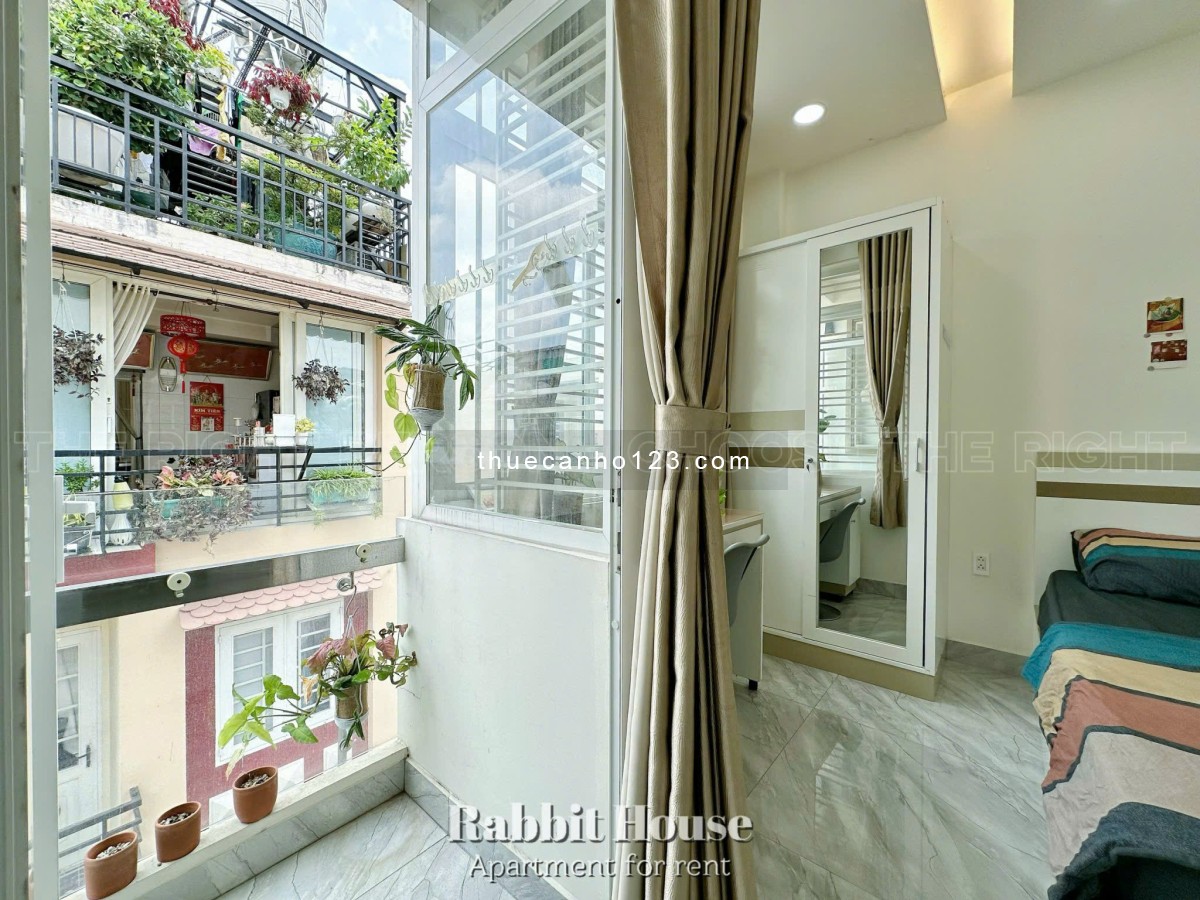 Studio tách bếp + Balcony + Thang máy - 35m2 - Ngay chợ Tân Định, Công Viên Lê Văn Tám,Horizon Tower