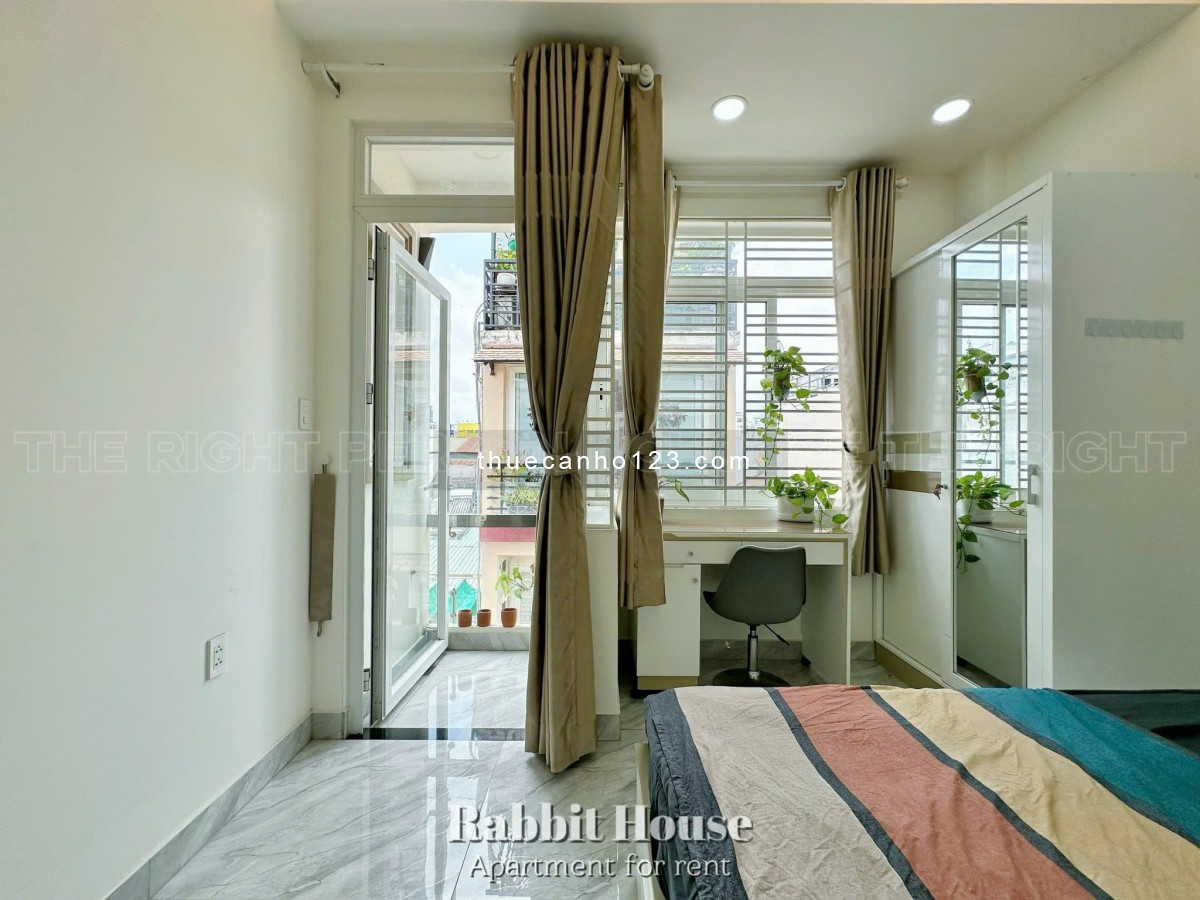 Studio tách bếp + Balcony + Thang máy - 35m2 - Ngay chợ Tân Định, Công Viên Lê Văn Tám,Horizon Tower