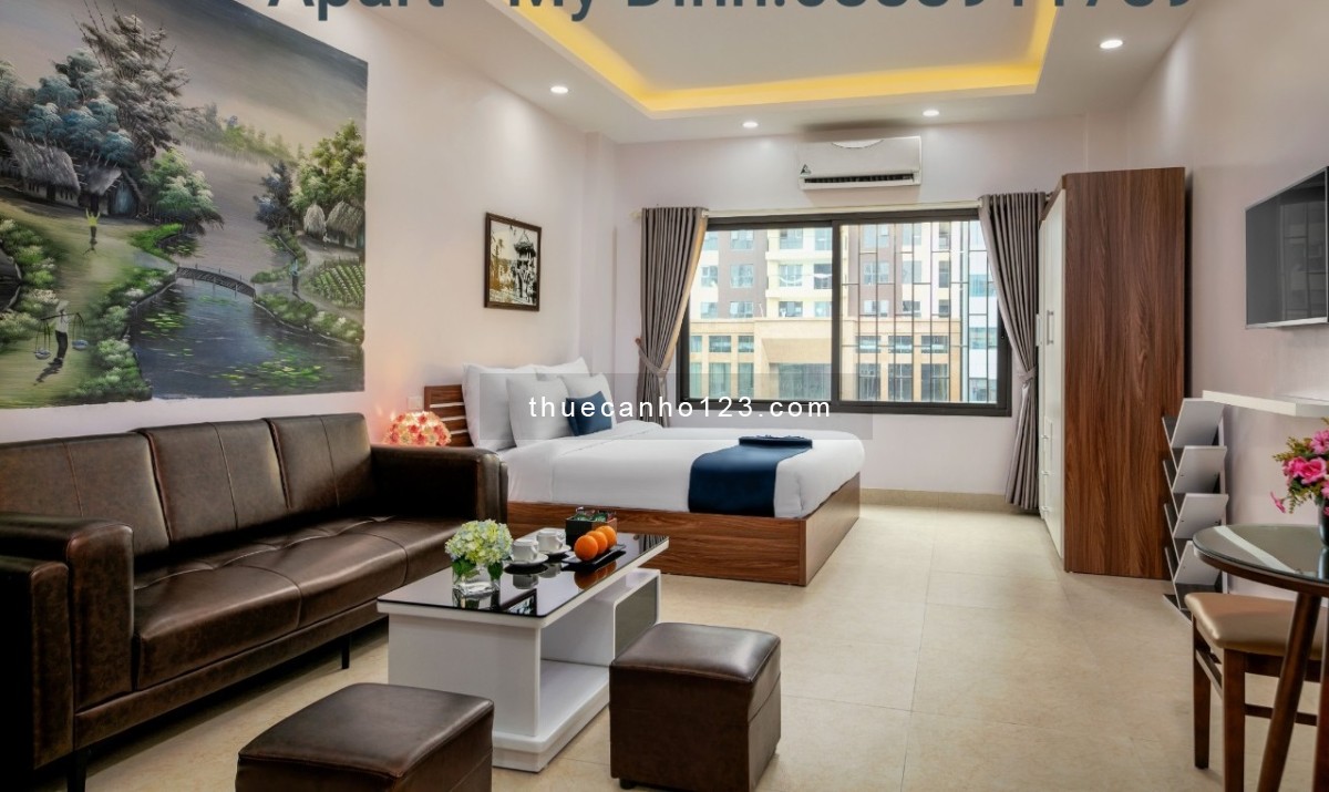 Cho thuê căn hộ 1 ngủ 1 khách full nội thất tại Mỹ Đình