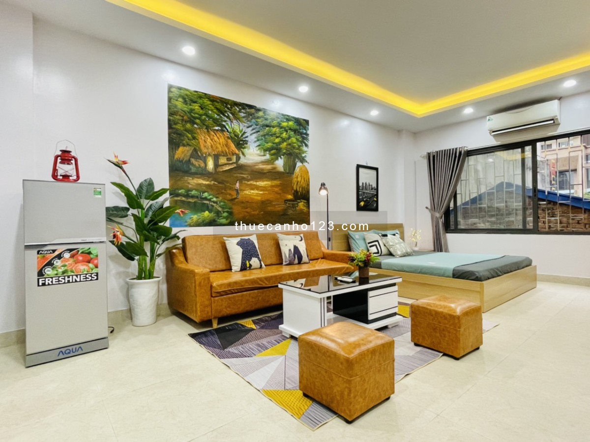Căn hộ cho thuê 1 ngủ 1 khách 1 bếp đầy đủ đồ tại Lê Đức Thọ