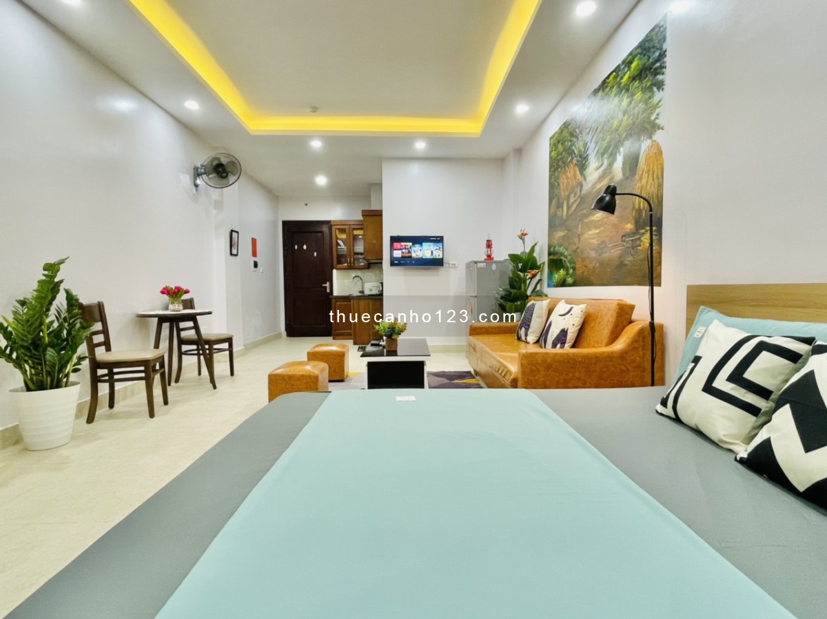 Căn hộ cho thuê 1 ngủ 1 khách 1 bếp đầy đủ đồ tại Lê Đức Thọ