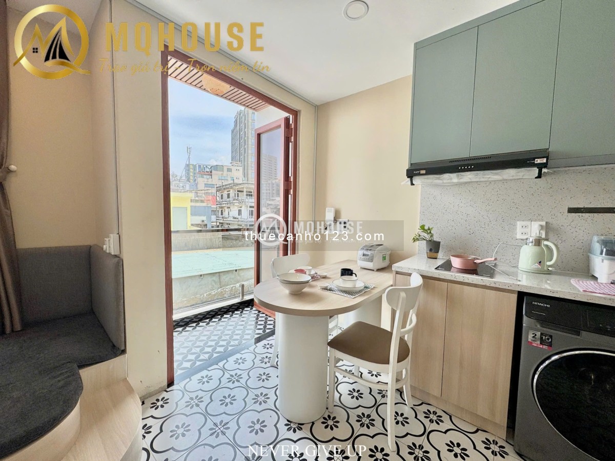 Khai Trương Căn Hộ Bình Thanh, Studio Balcony 35m2 Thang Máy Rộng, vòng Xoay Điện Biên Phủ, HUTECH