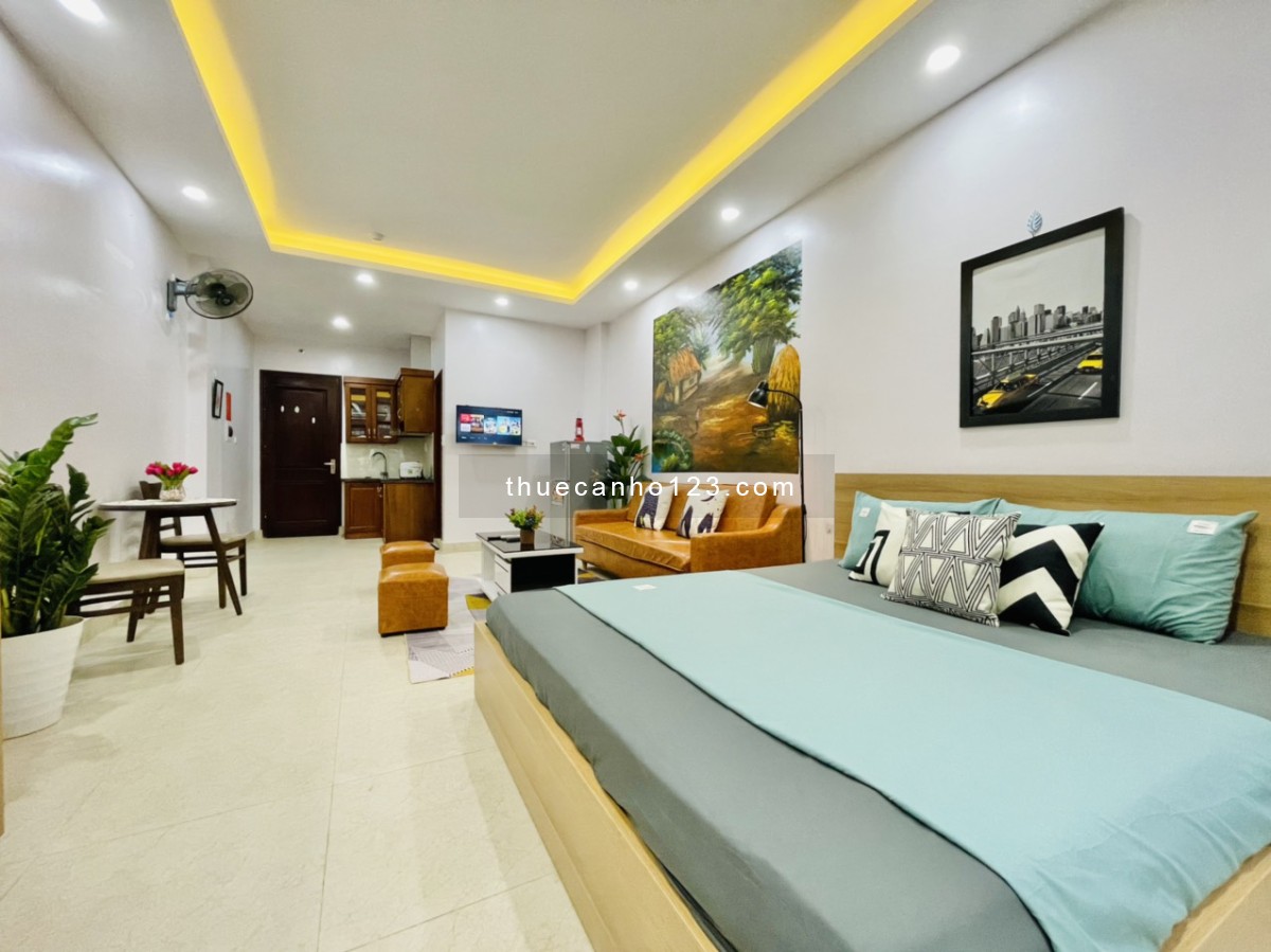 Căn hộ cho thuê 1 ngủ 1 khách 1 bếp đầy đủ đồ tại Lê Đức Thọ