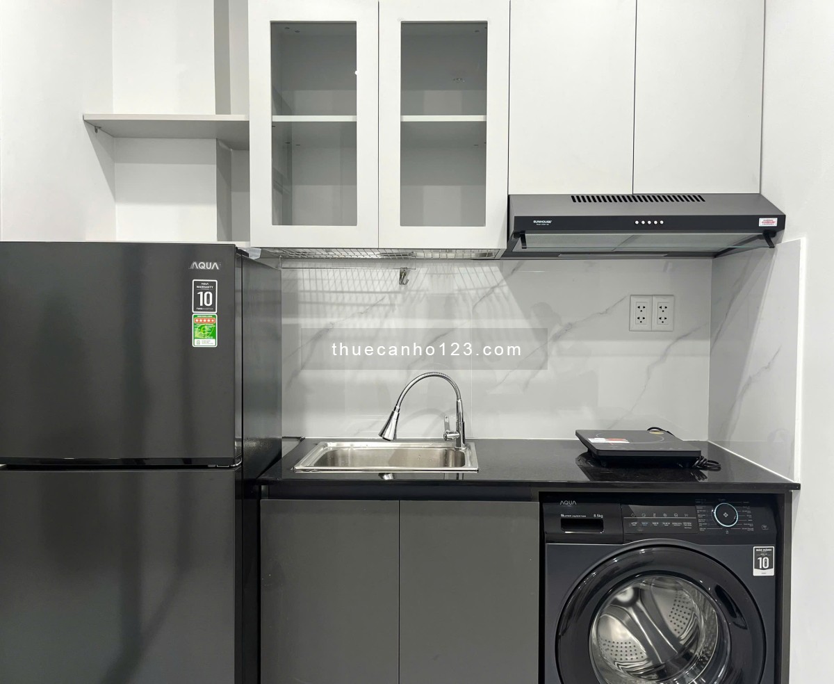 Căn 1PN mới hoàn thiện - Đầy đủ nội thất - Có ban công – Gần Lotte Mart, ĐH Tôn Đức Thắng, ĐH UFM