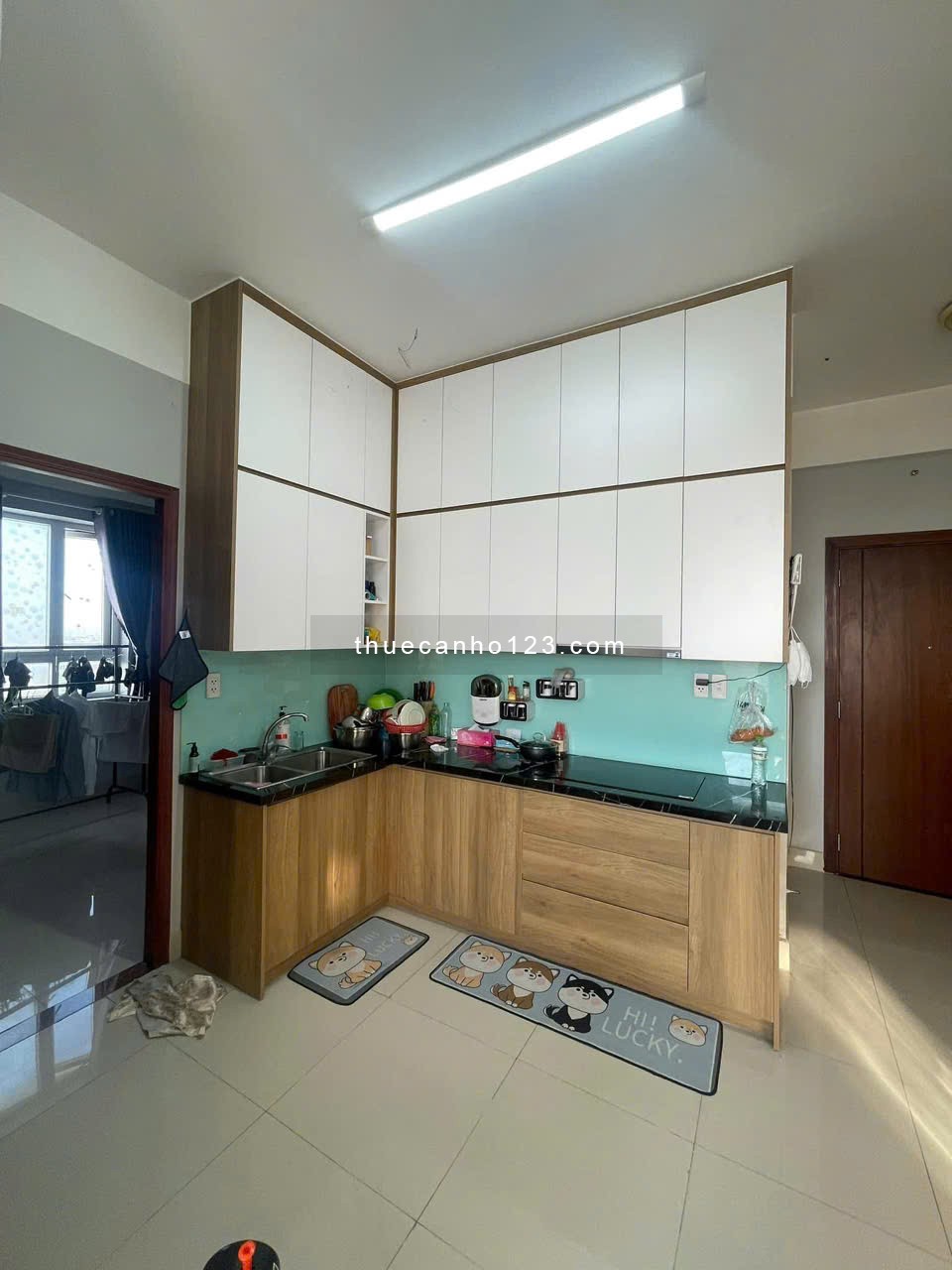 Chung cư Mỹ Phước, Bùi Hữu Nghĩa, BT: 2p ngủ, 74m2, có ban công giá 10tr/th