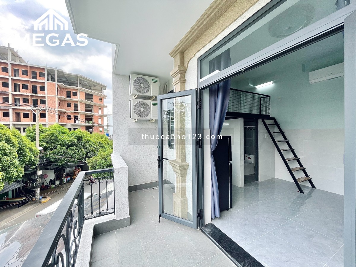 Cho thuê căn hộ có gác ở Trần Thị Trọng, Tân Bình ngay khu trung tâm