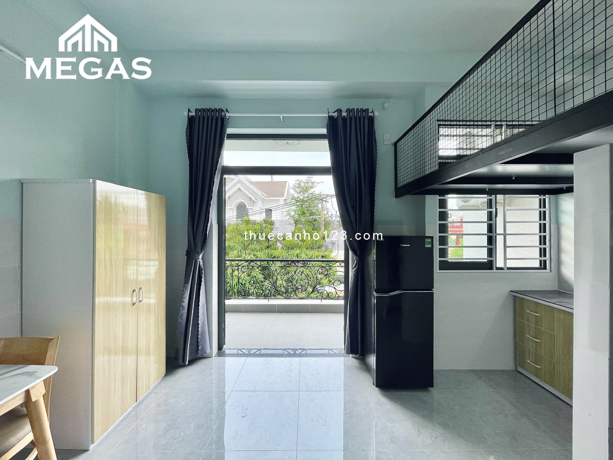 Cho thuê căn hộ có gác ở Trần Thị Trọng, Tân Bình ngay khu trung tâm