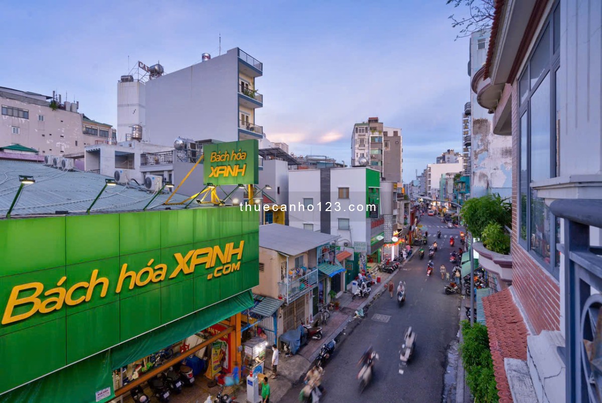 Căn Hộ Quận 1, Tách bếp 45m2, Ban công lớn, Cho nuôi pet, Gần VLU, Bùi Viện, Phố Đi Bộ Nguyễn Huệ