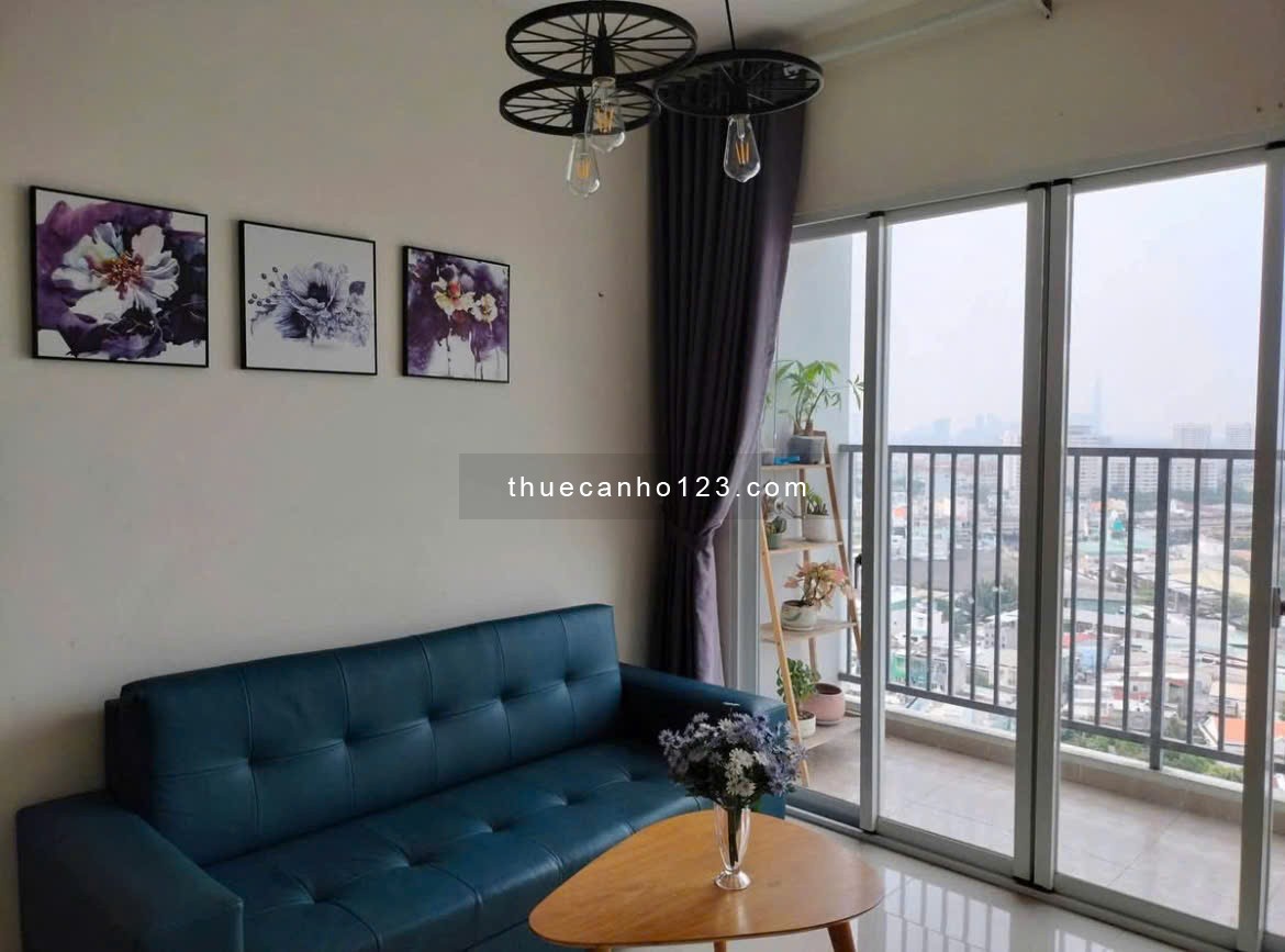 Chung cư Nguyễn Kim, Nhật Tảo, Q10: 2p ngủ + 2wc, 74m2, 14tr/tháng.