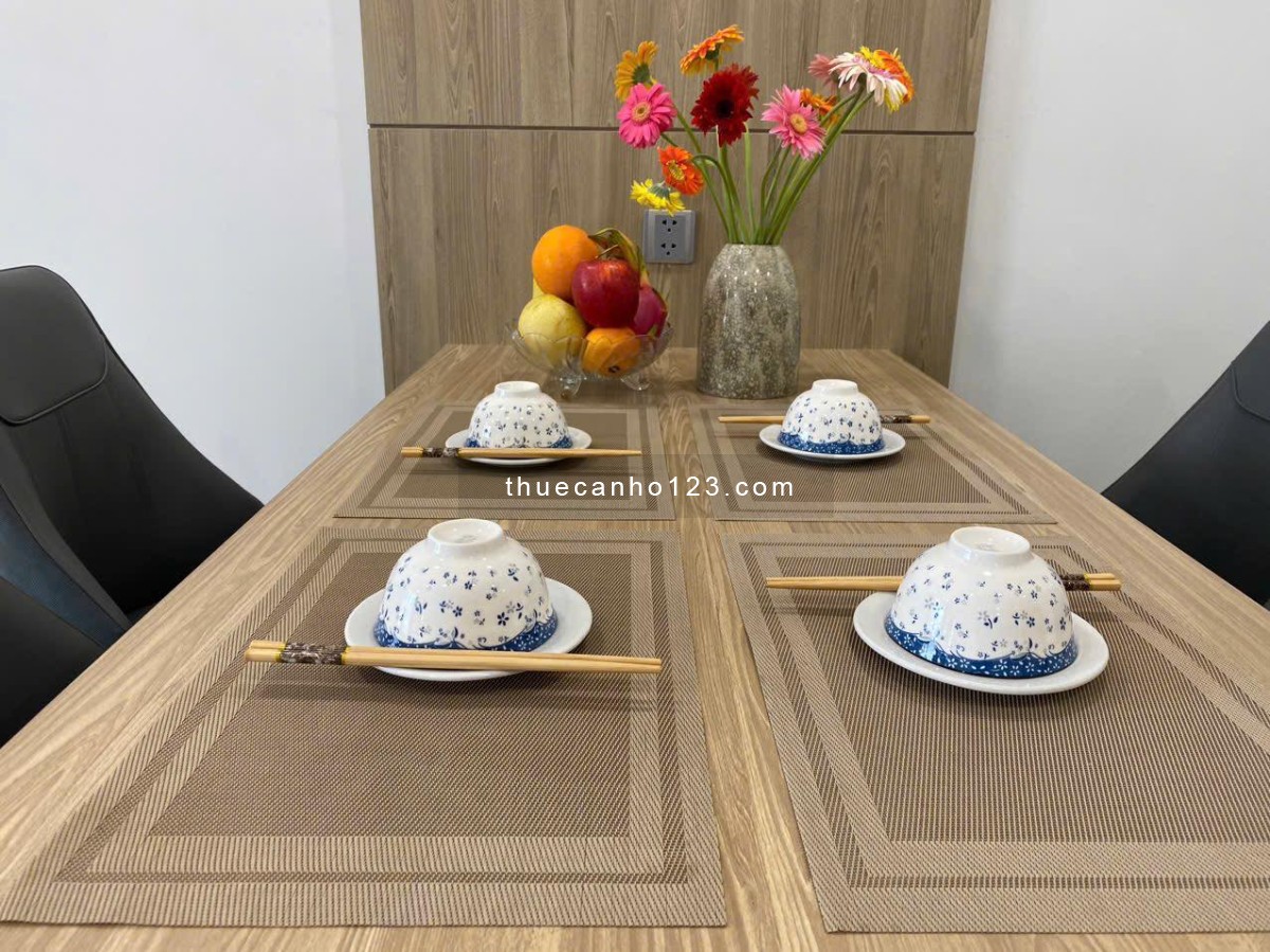 Cho Thuê Chung Cư Khai Sơn City - Thượng Thanh - 2PN - Nội Thất Cao Cấp, Đầy Đủ - Giá 13tr/Tháng