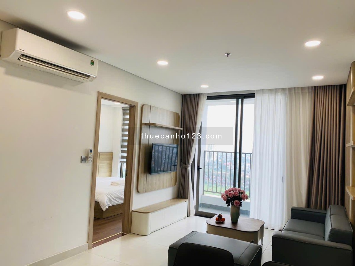 Cho Thuê Chung Cư Khai Sơn City - Thượng Thanh - 2PN - Nội Thất Cao Cấp, Đầy Đủ - Giá 13tr/Tháng