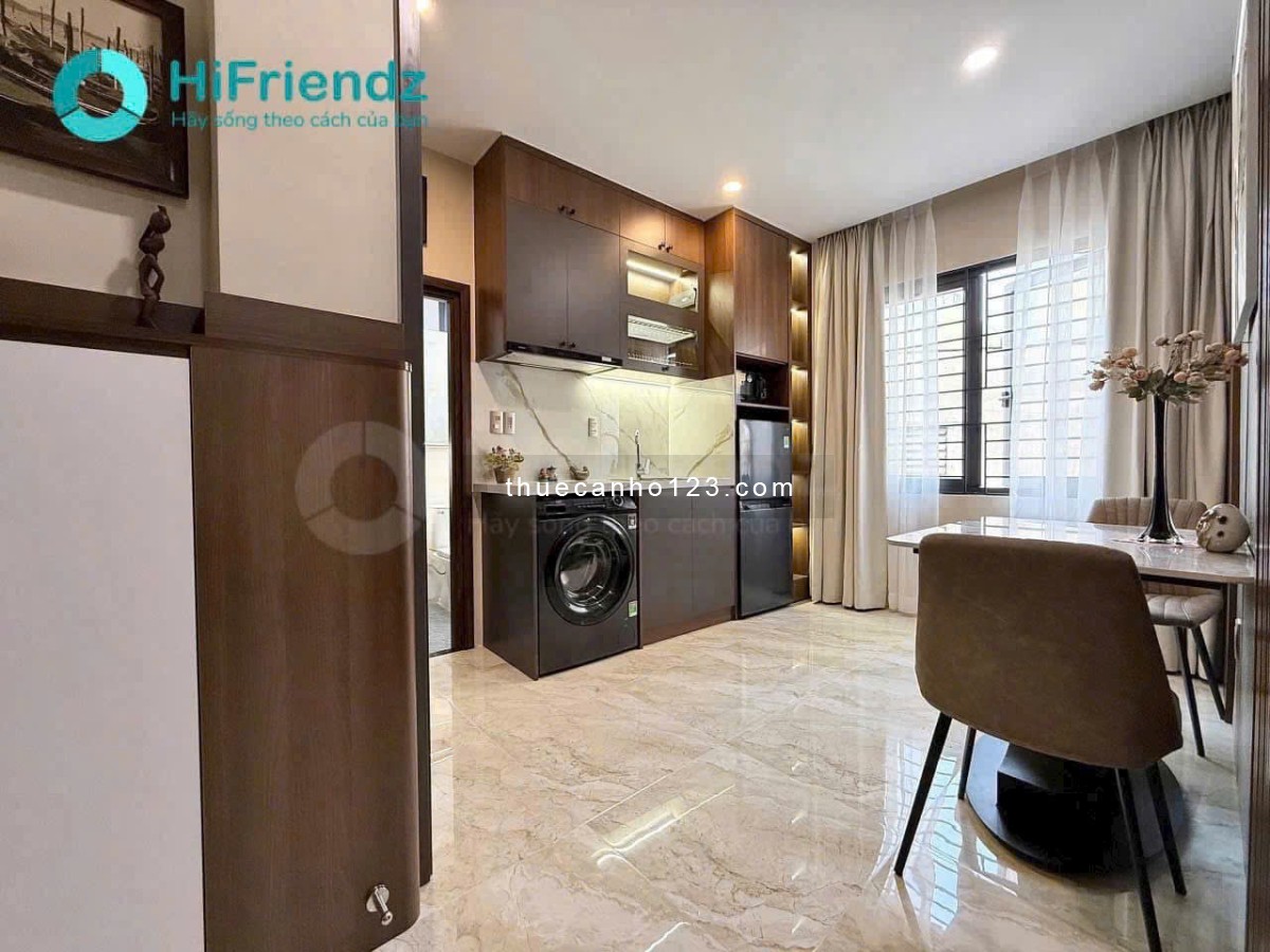 Cho thuê phòng Bình Thạnh – Nội thất mới 100% – Máy giặt riêng – Thang máy – Khu dân trí cao