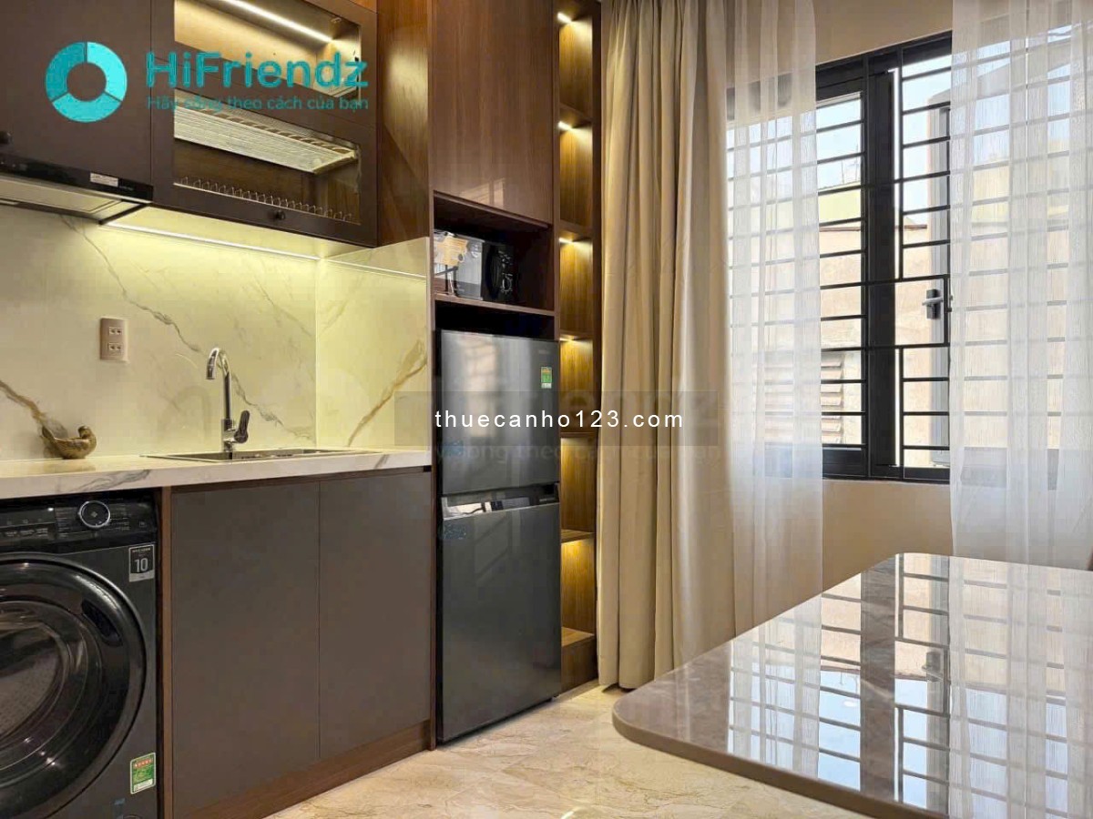 Cho thuê phòng Bình Thạnh – Nội thất mới 100% – Máy giặt riêng – Thang máy – Khu dân trí cao