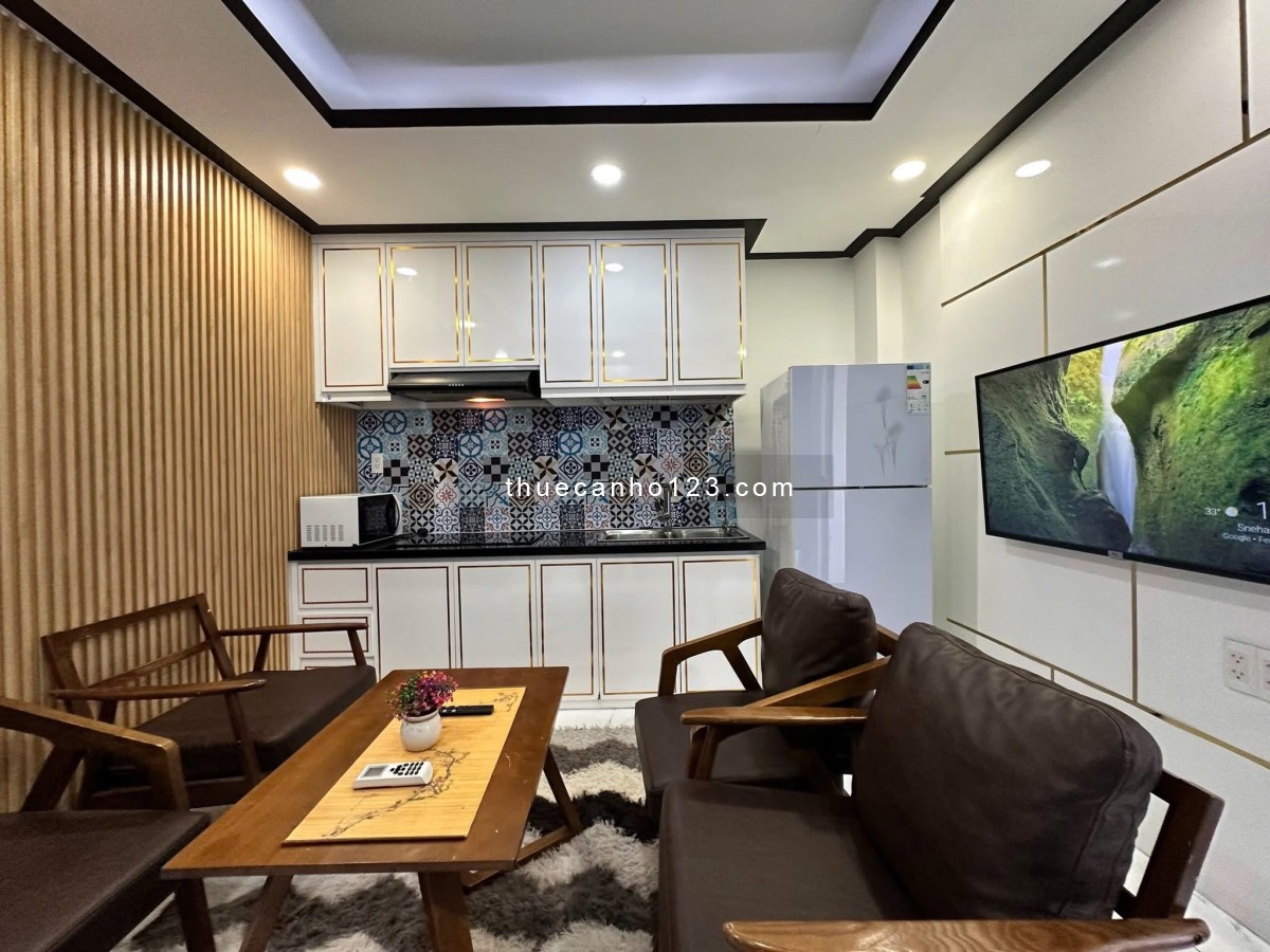 Cho Thuê căn hộ đầy đủ nội thất trên đường Nguyễn Thông Quận 3 Phường 2 (giảm 1tr tháng đầu )