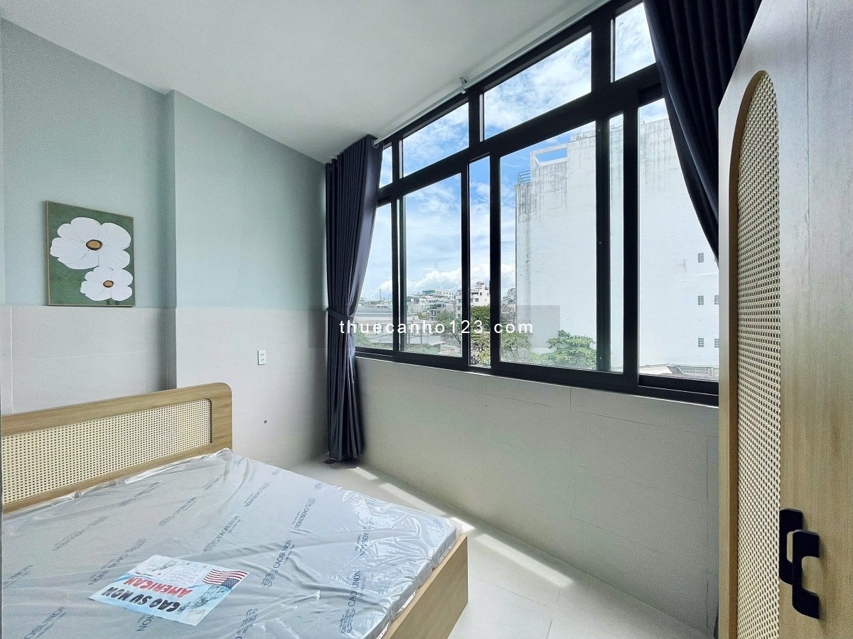 Cho thuê căn hộ 1PN, cửa sổ trời, full nội thất – Ngay sân bay Tân Sơn Nhất
