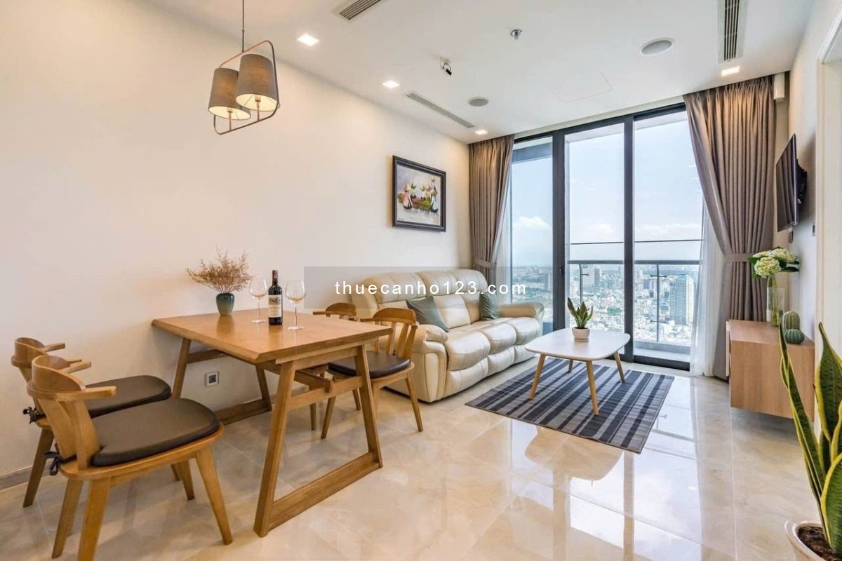 [ Giá tốt ] Cần cho thuê gấp căn hộ 2PN-2WC, view Landmark tại Vinhomes Bason Q1. Lh 0906322053 Linh