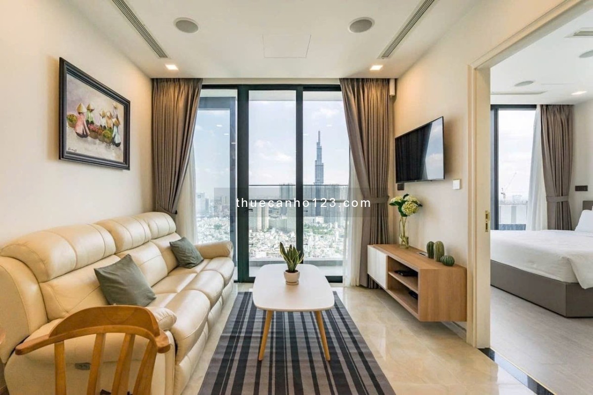 [ Giá tốt ] Cần cho thuê gấp căn hộ 2PN-2WC, view Landmark tại Vinhomes Bason Q1. Lh 0906322053 Linh