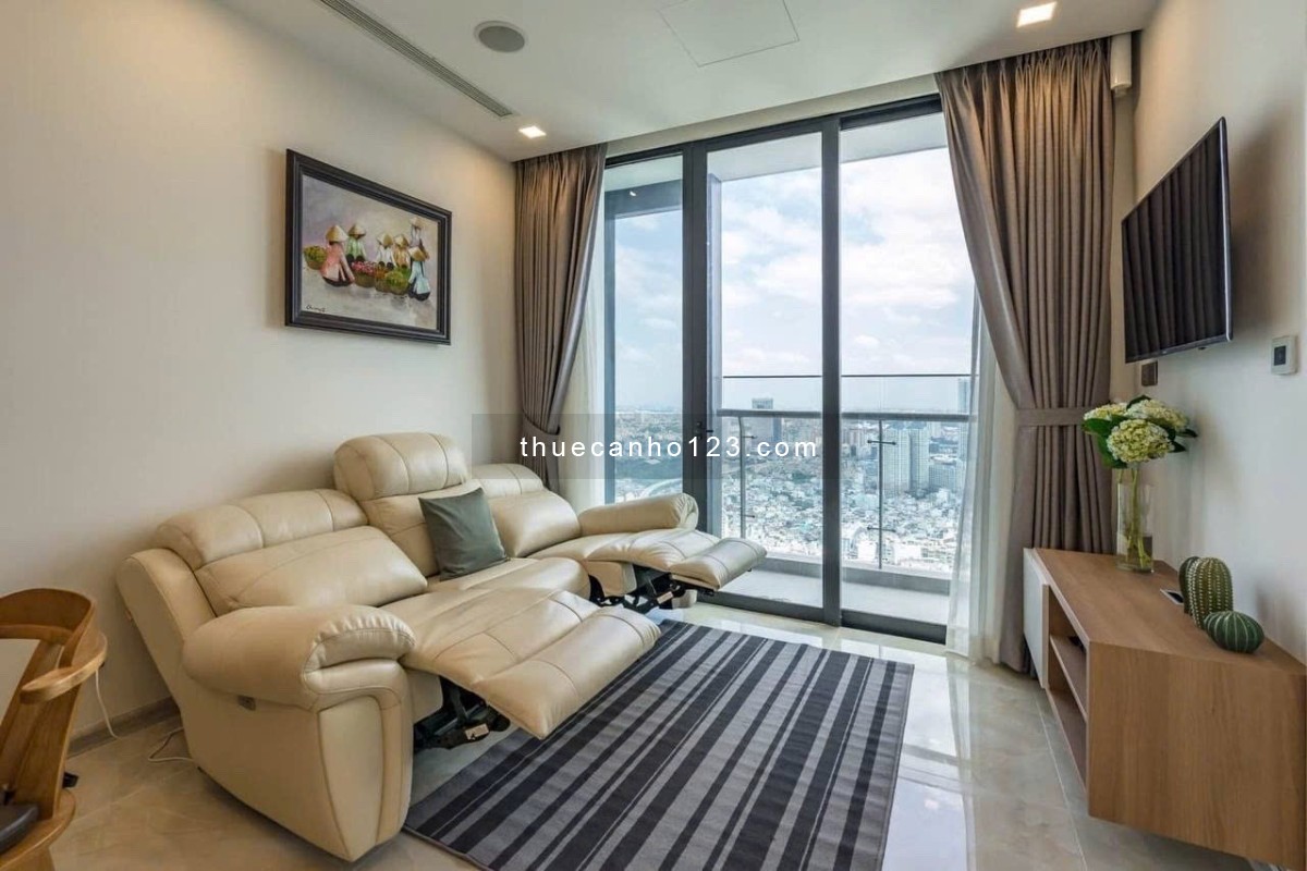 [ Giá tốt ] Cần cho thuê gấp căn hộ 2PN-2WC, view Landmark tại Vinhomes Bason Q1. Lh 0906322053 Linh