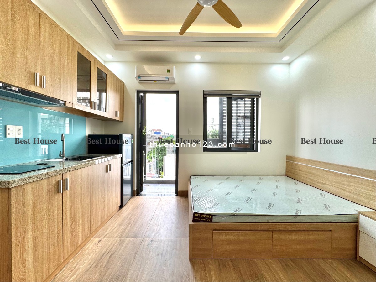 Cho thuê căn hộ ban công, giặt riêng ngay chợ Tân Hương, AEON Tân Phú