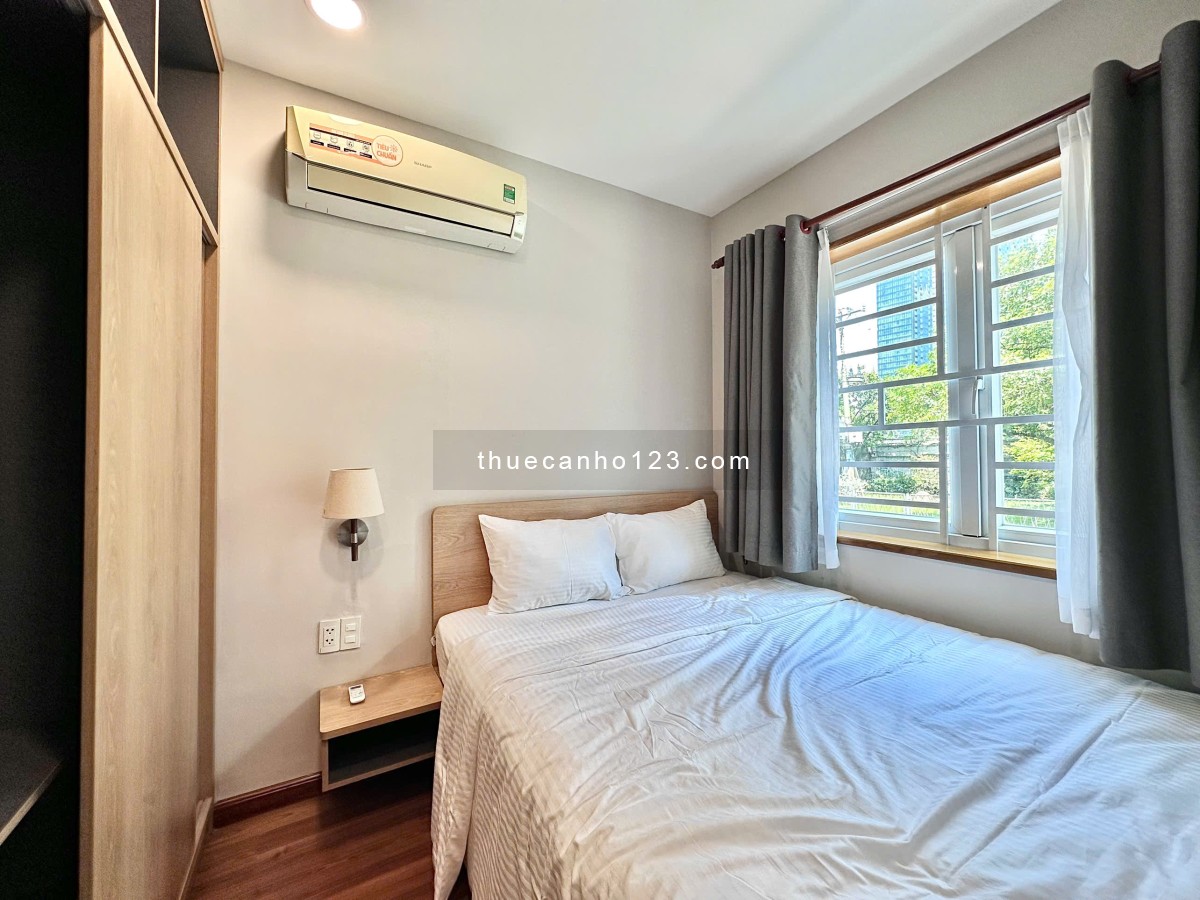 Căn hộ 1PN sân vườn 55m² – View sông – Bảo vệ 24/24 – Thang máy – Hầm xe – Landmark 81 – Bason