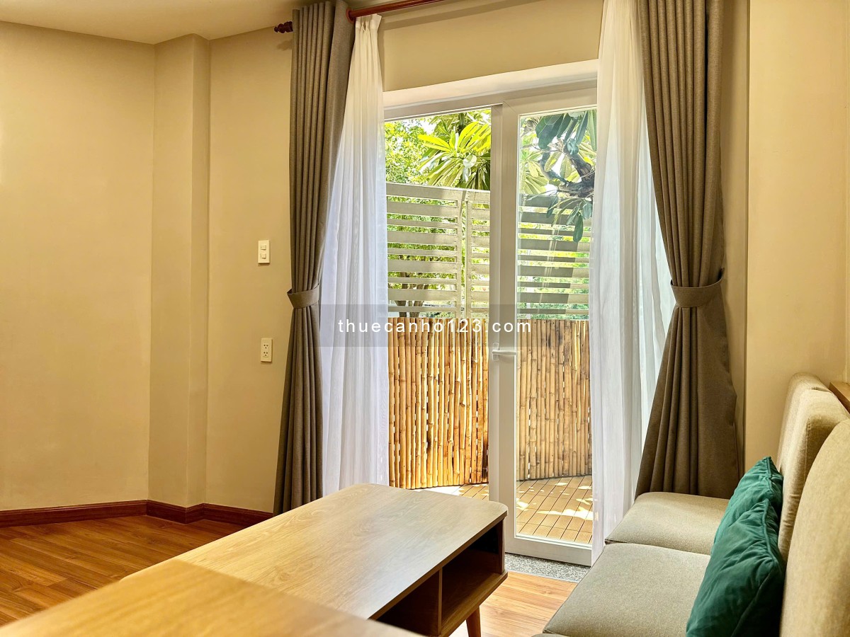 Căn hộ 1PN sân vườn 55m² – View sông – Bảo vệ 24/24 – Thang máy – Hầm xe – Landmark 81 – Bason