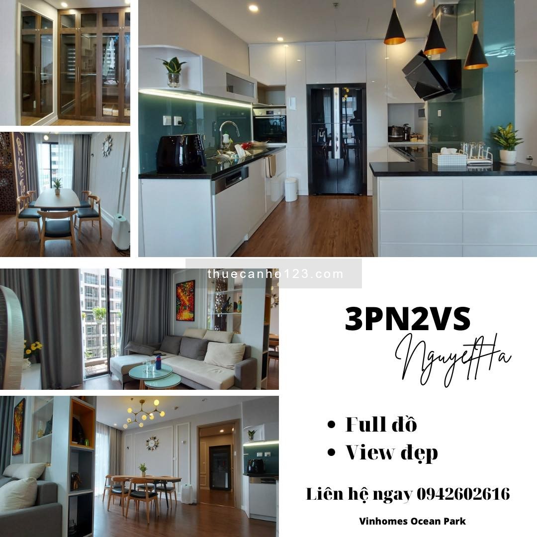 Cho thuê căn hộ Vinhomes Ocean Park ! Giá chỉ từ 5 triệu/ tháng. LH 0942602616