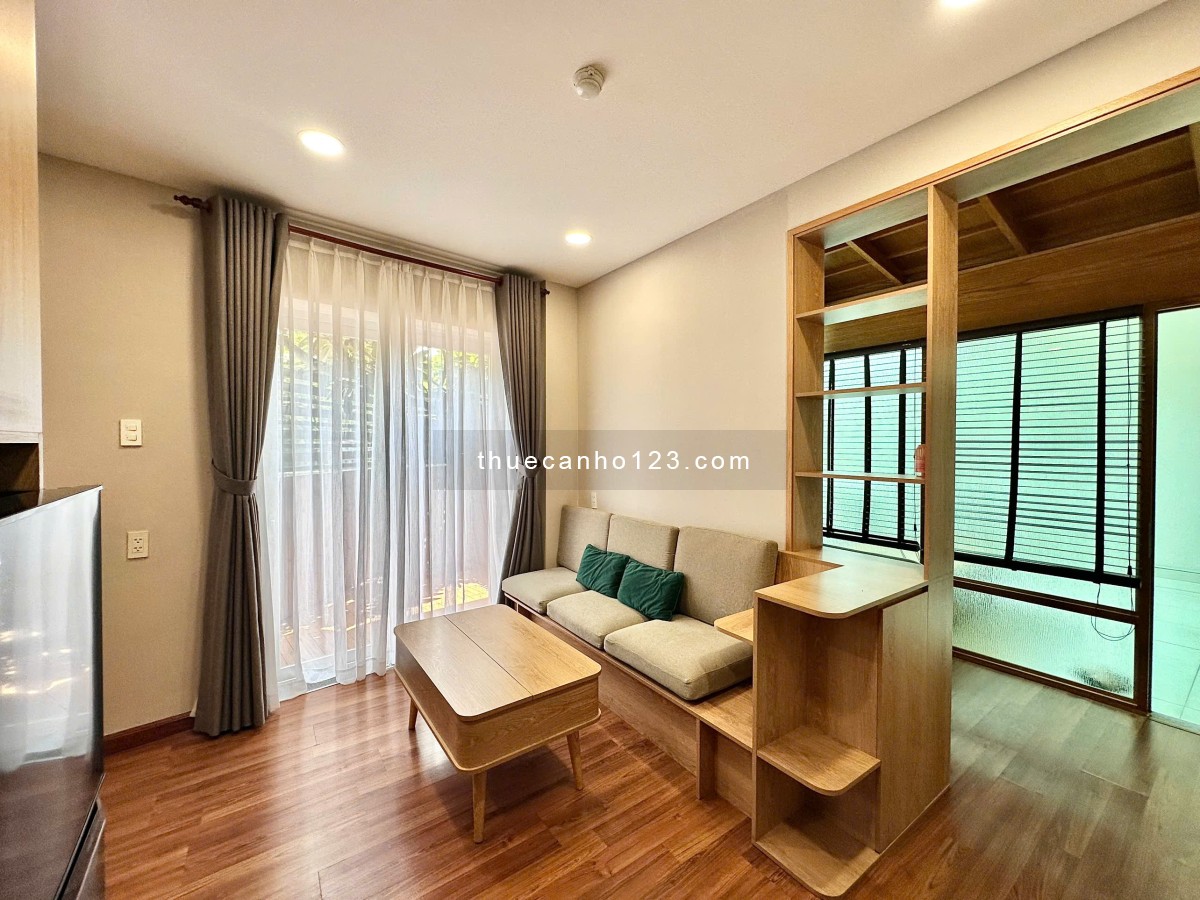 Căn hộ 1PN sân vườn 55m² – View sông – Bảo vệ 24/24 – Thang máy – Hầm xe – Landmark 81 – Bason