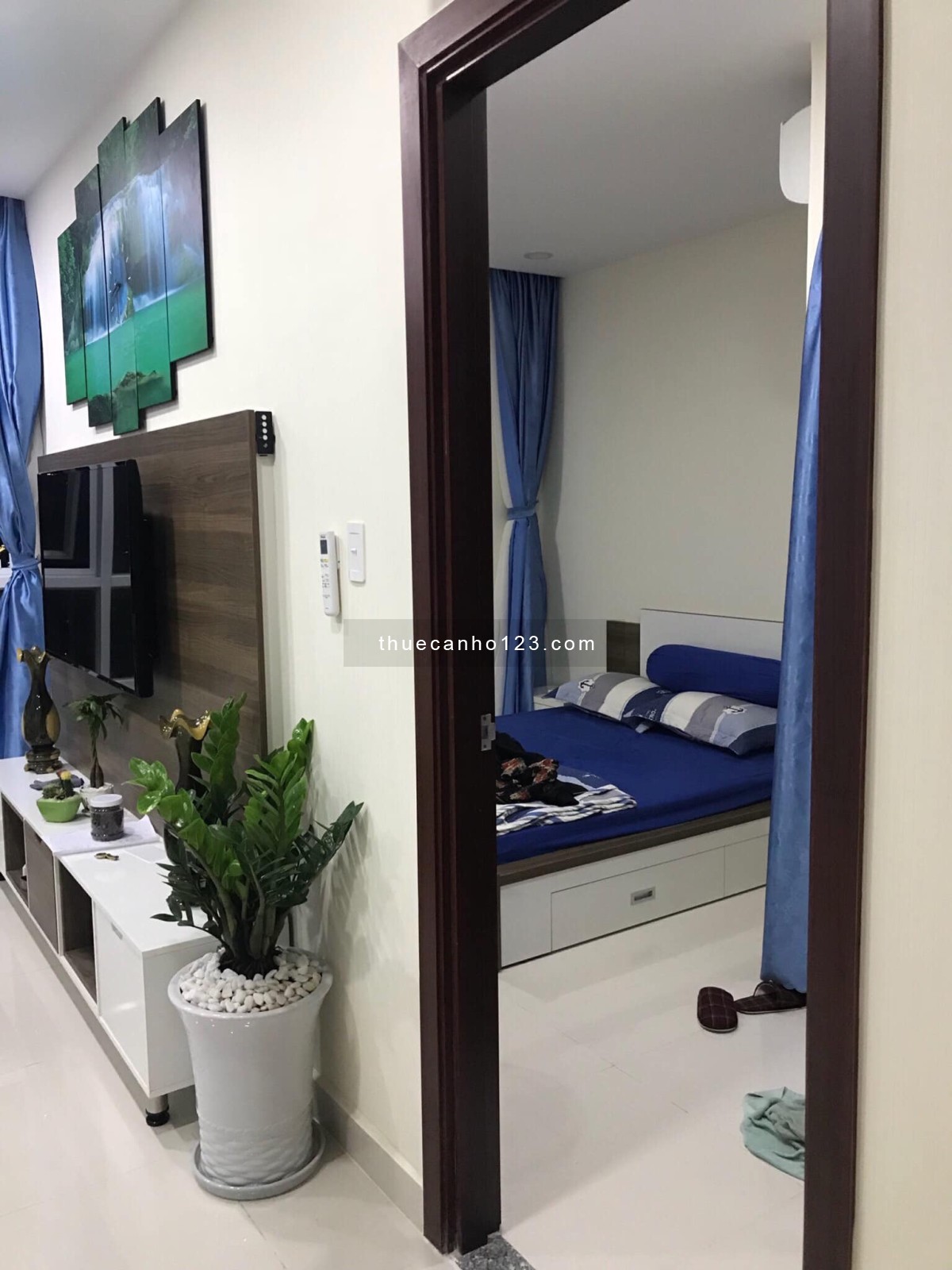 Cho thuê căn hộ 8X Rainbow Bình Tân, diện tích 64m2, 2 phòng ngủ, giá thuê 7tr5/th