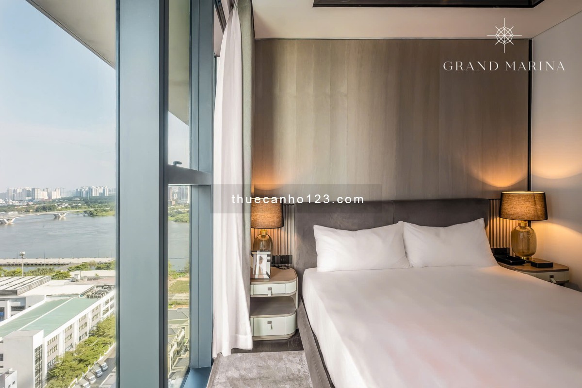 Siêu hot cho thuê nhanh Layout đẹp nhất 1PN Full NT dự án Grand Marina Saigon, Q1 !