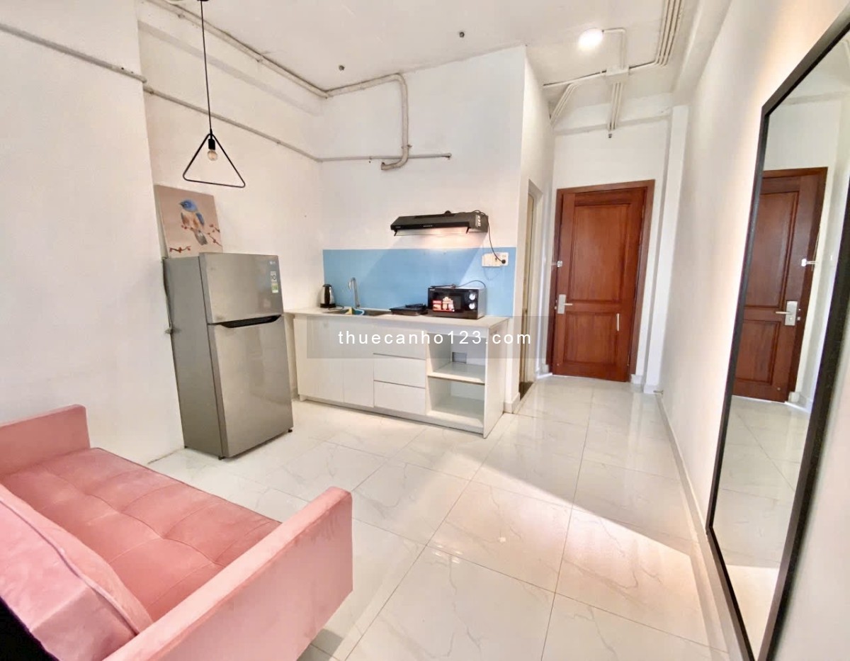 Trống sẵn studio full nội thất, tách bếp, cửa sổ lớ gần chợ Bà Chiểu ngay Nguyễn Văn Đậu, Bình Thạnh